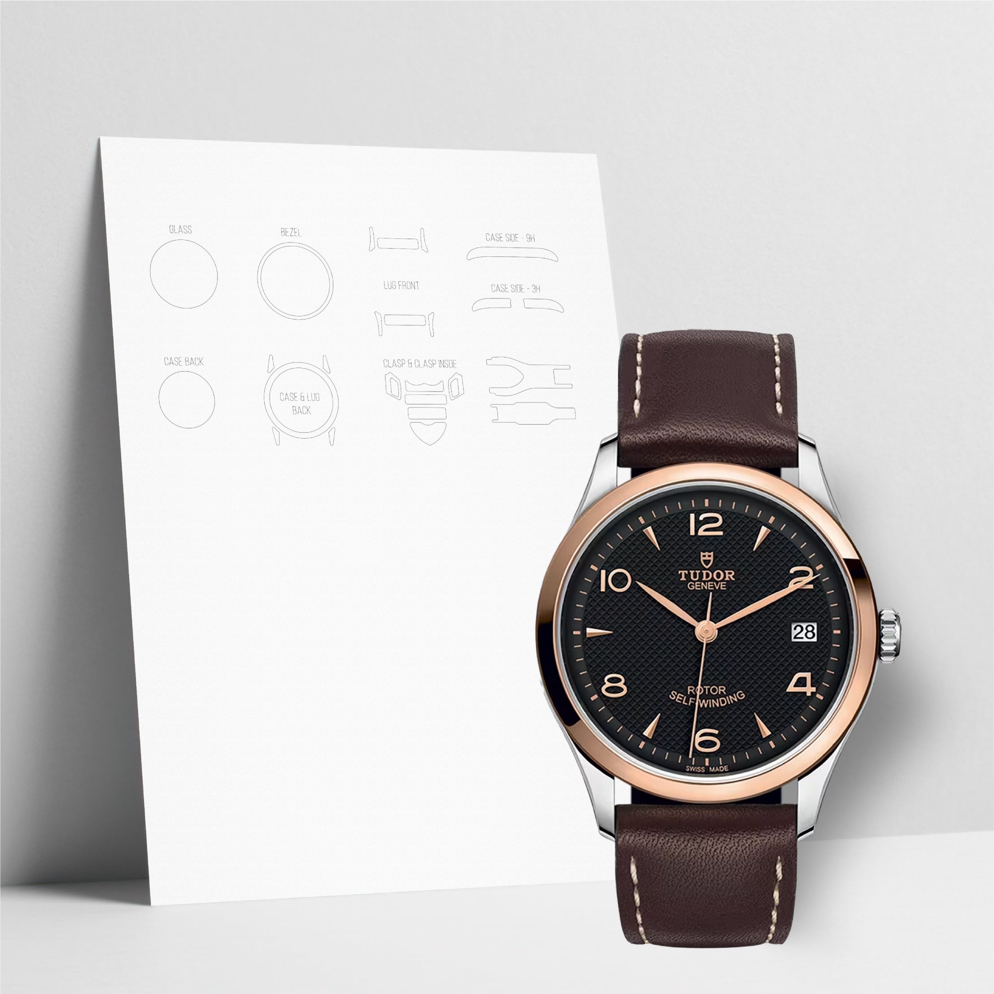 WATCHSHELL TUDOR 1926 M91451 36MM PROTECTIVE FILM