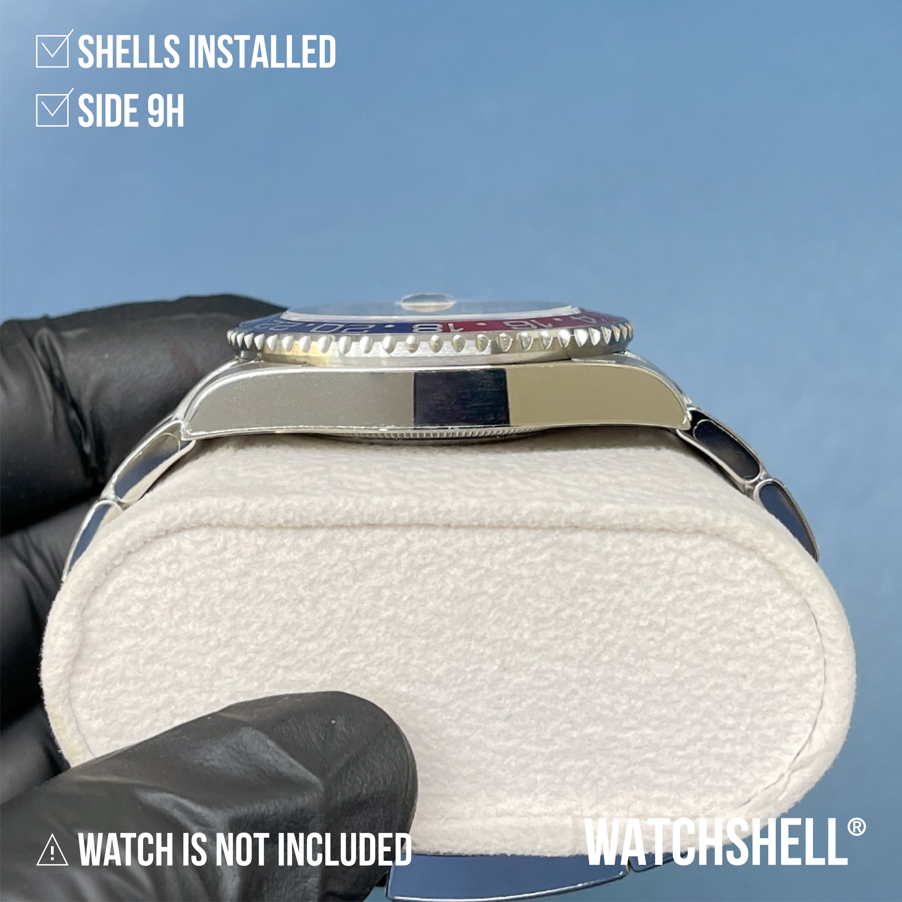 WATCHSHELL ROLEX GMT-MASTER II 126710BLRO 40MM OYSTER PROTECTIVE FILM