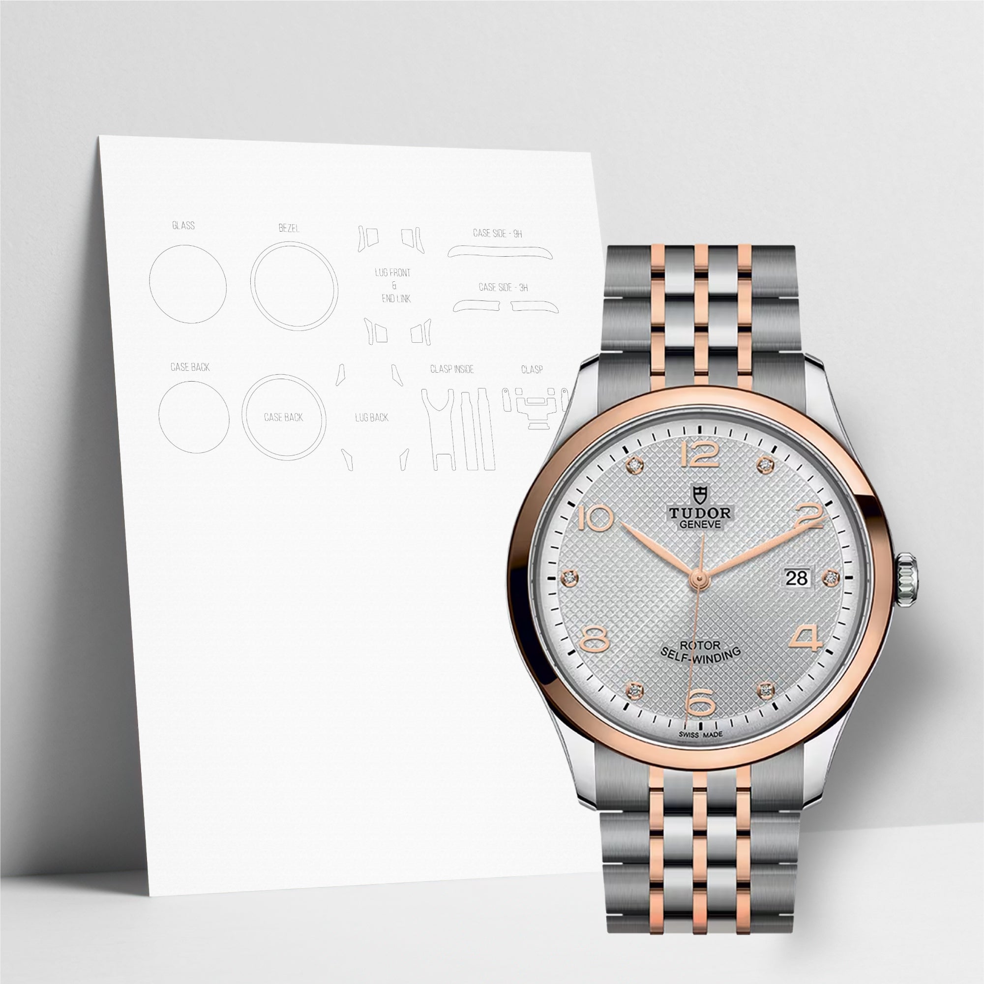 WATCHSHELL TUDOR 1926 M91651 41MM PROTECTIVE FILM