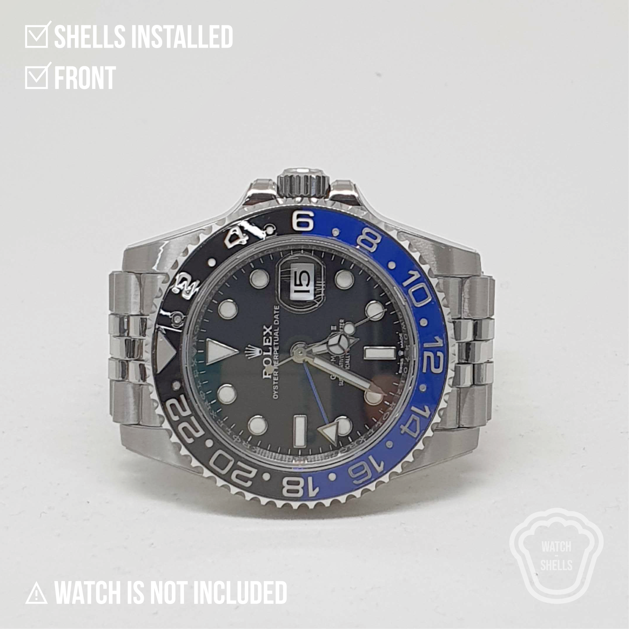 WATCHSHELL ROLEX GMT-MASTER II 126710BLNR 40MM JUBILEE PROTECTIVE FILM
