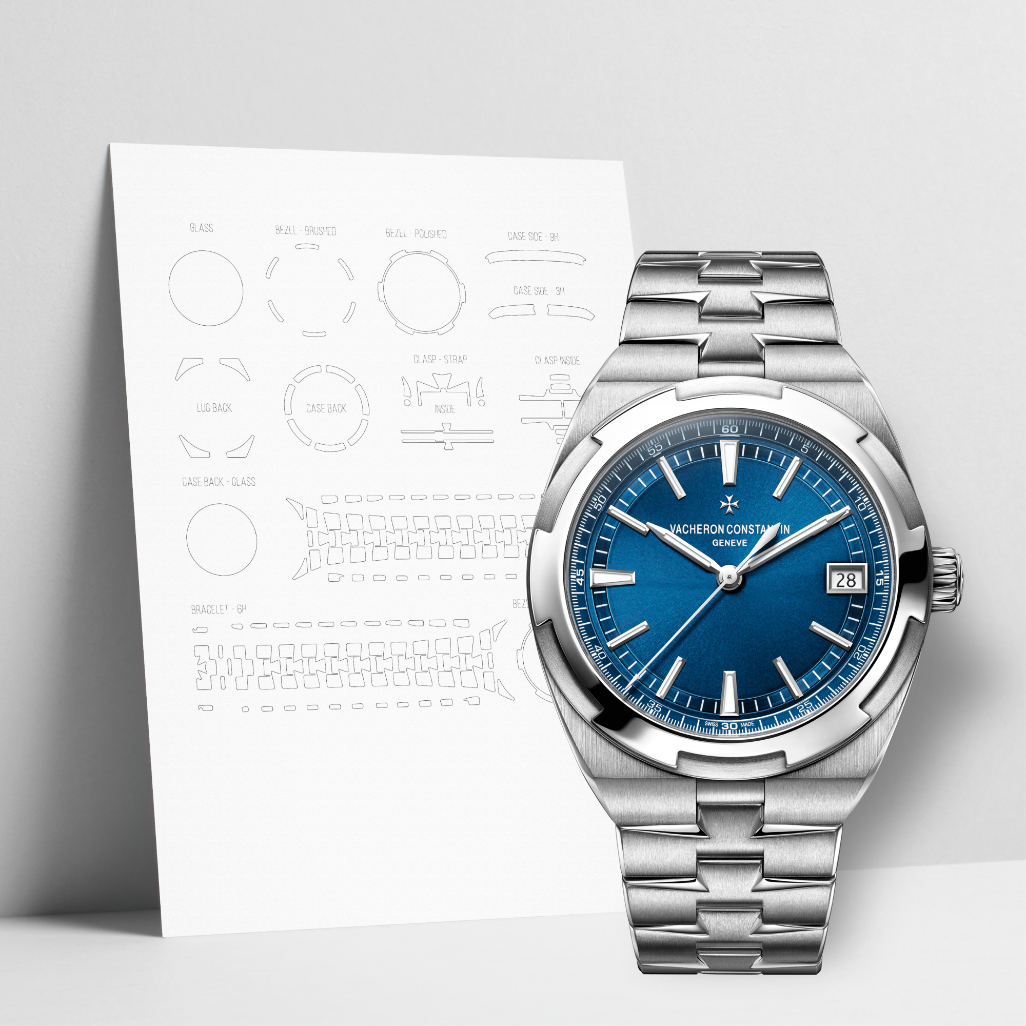 WATCHSHELL VACHERON CONSTANTIN OVERSEAS 4500V/110A 41MM (PRE-2023) PROTECTIVE FILM