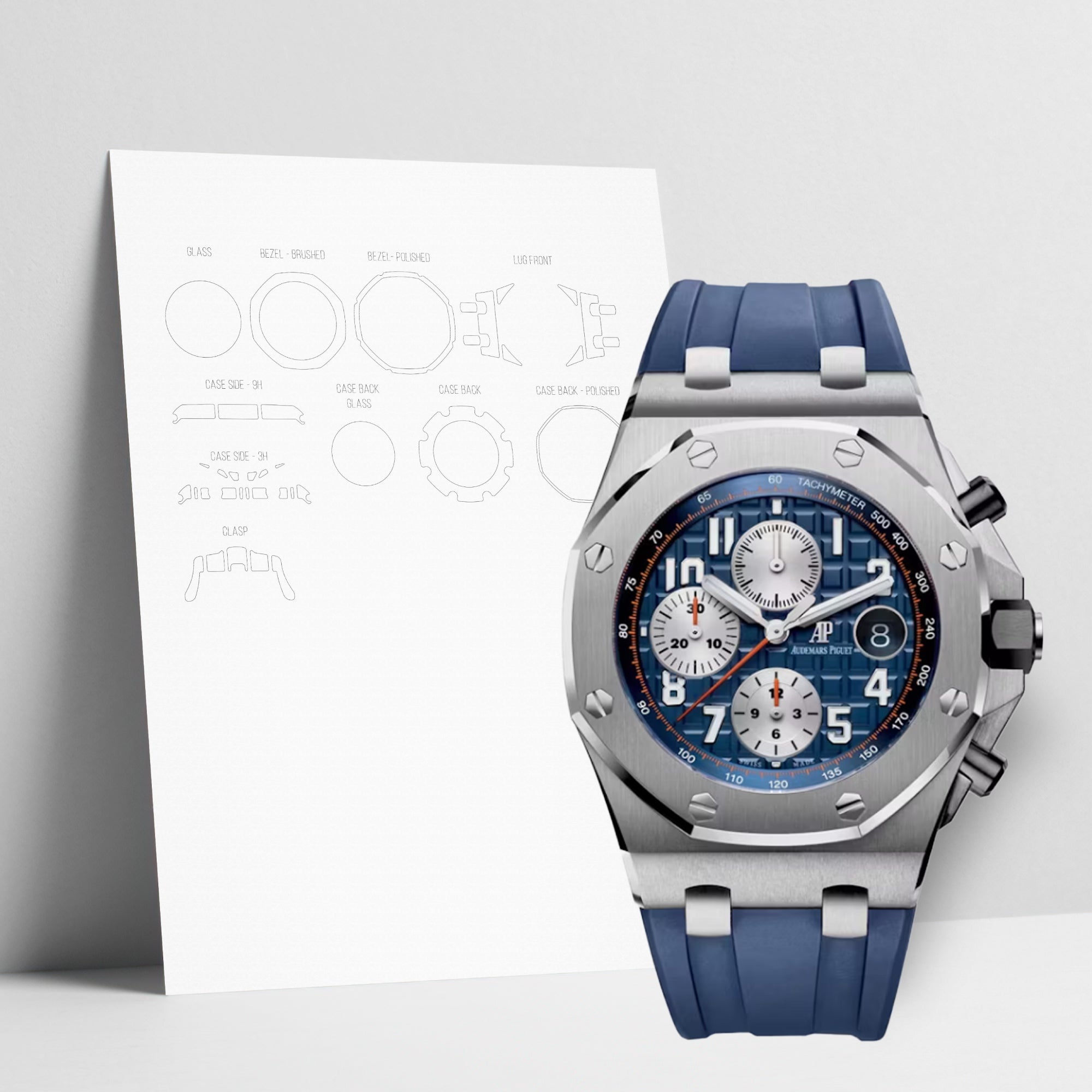 WATCHSHELL AUDEMARS PIGUET ROYAL OAK 26470ST.OO.A027CA.01 42MM PROTECTIVE FILM