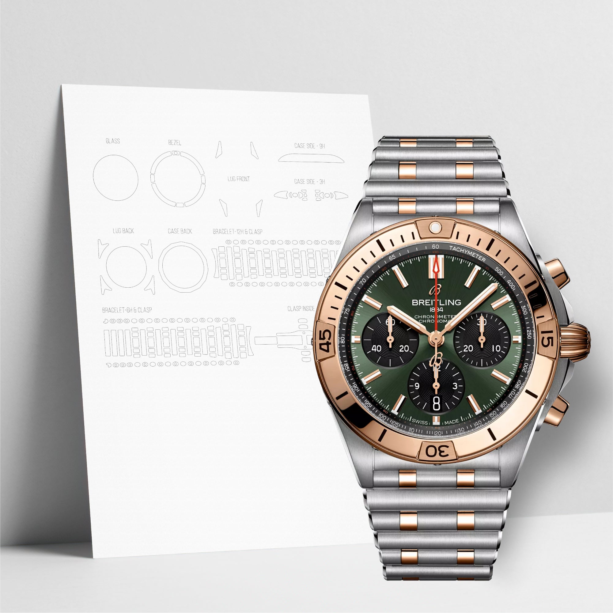 WATCHSHELL BREITLING CHRONOMAT UB01342A1L1U1 42MM PROTECTIVE FILM