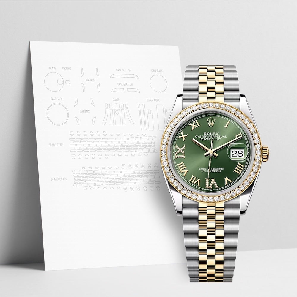 WATCHSHELL ROLEX DATEJUST 126283RBR 36MM JUBILEE PROTECTIVE FILM