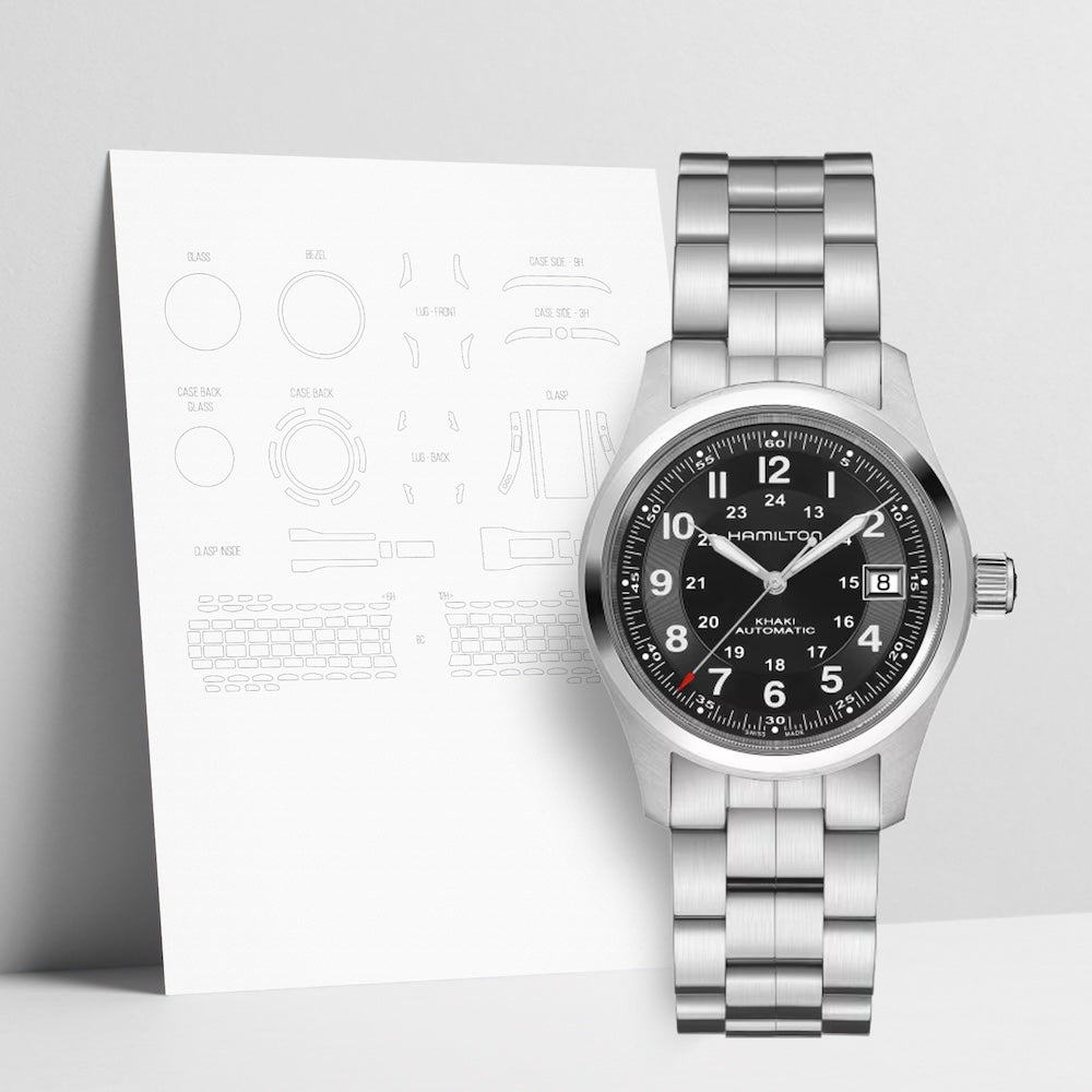 WATCHSHELL HAMILTON KHAKI FIELD H70455133 38MM PROTECTIVE FILM
