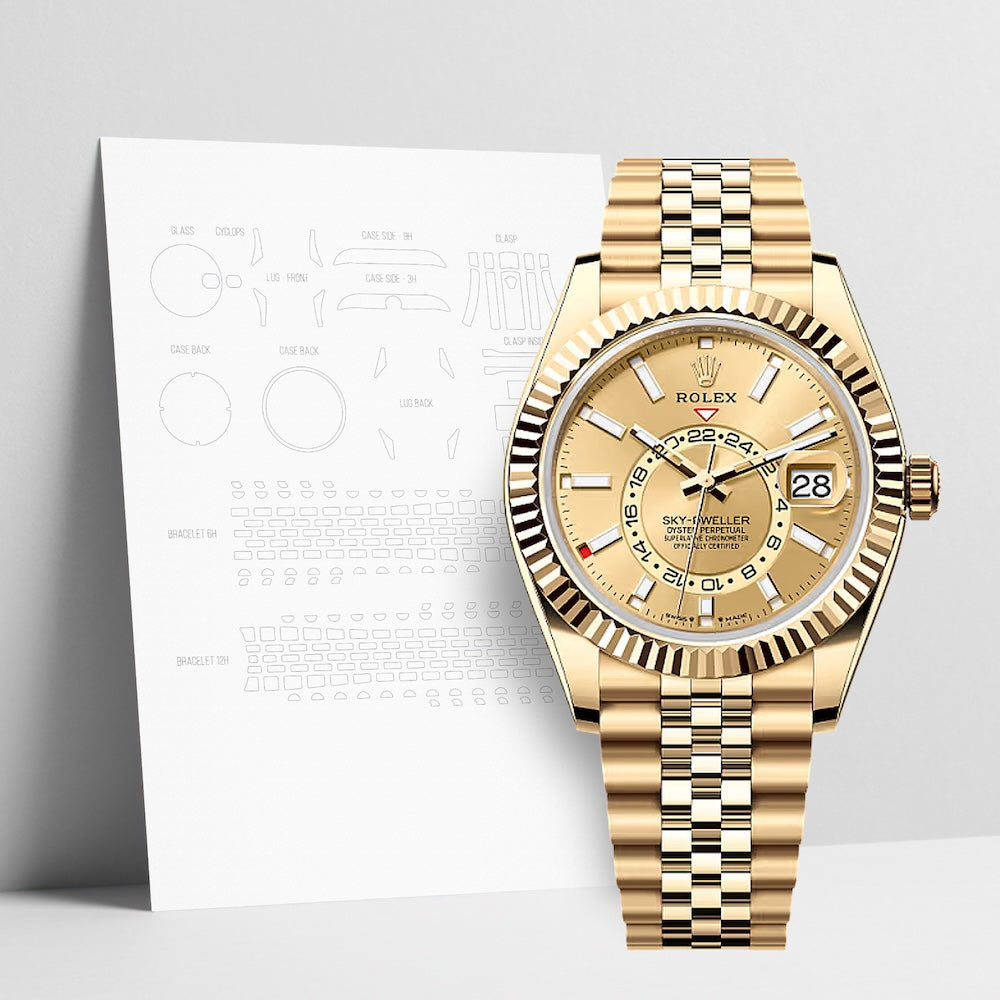 WATCHSHELL ROLEX SKY-DWELLER 336938 42MM JUBILEE PROTECTIVE FILM