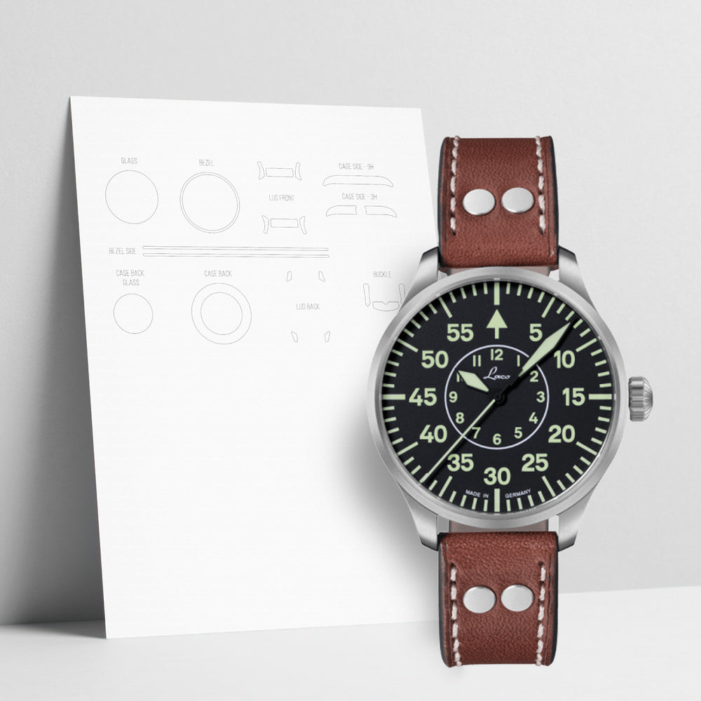 WATCHSHELL LACO PILOT WATCHES BASIC AACHEN 39MM PROTECTIVE FILM