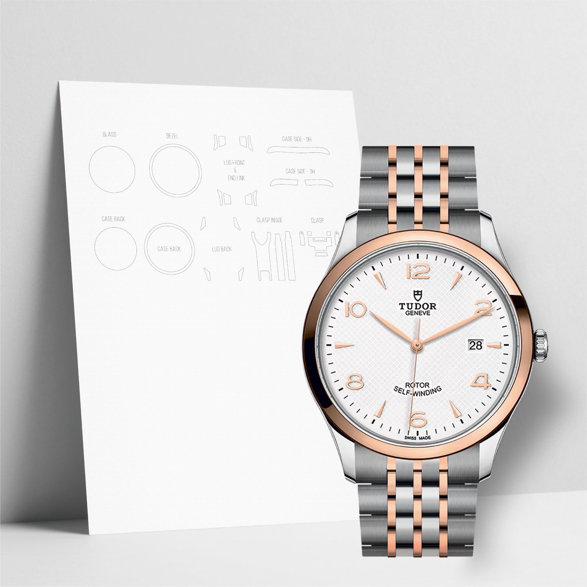 WATCHSHELL TUDOR 1926 M91651 41MM PROTECTIVE FILM
