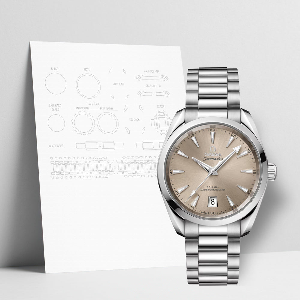 WATCHSHELL OMEGA AQUA TERRA 220.10.38.20.09.001 38MM PROTECTIVE FILM