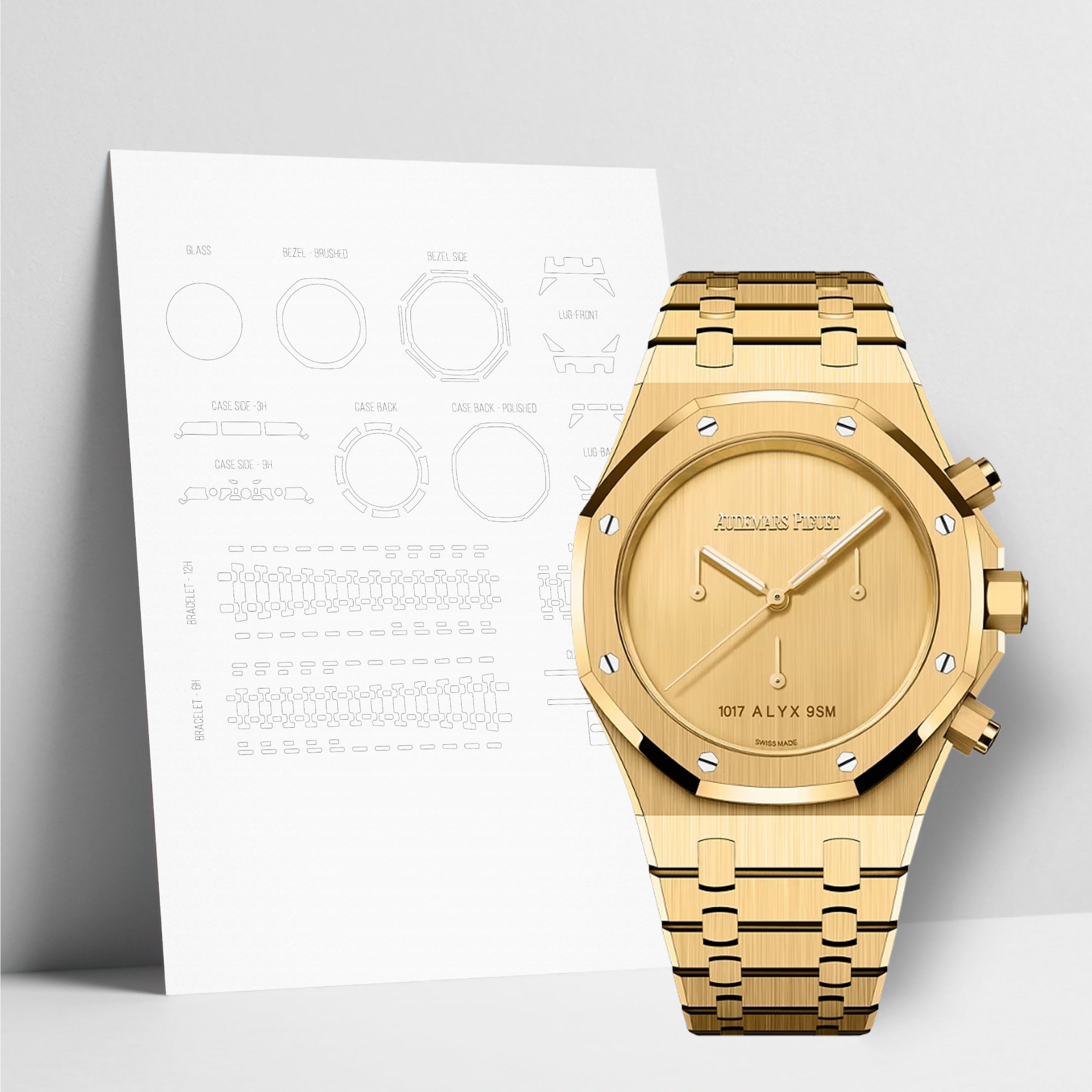WATCHSHELL AUDEMARS PIGUET ROYAL OAK 26240BA.OO.1320BA.01 41MM PROTECTIVE FILM