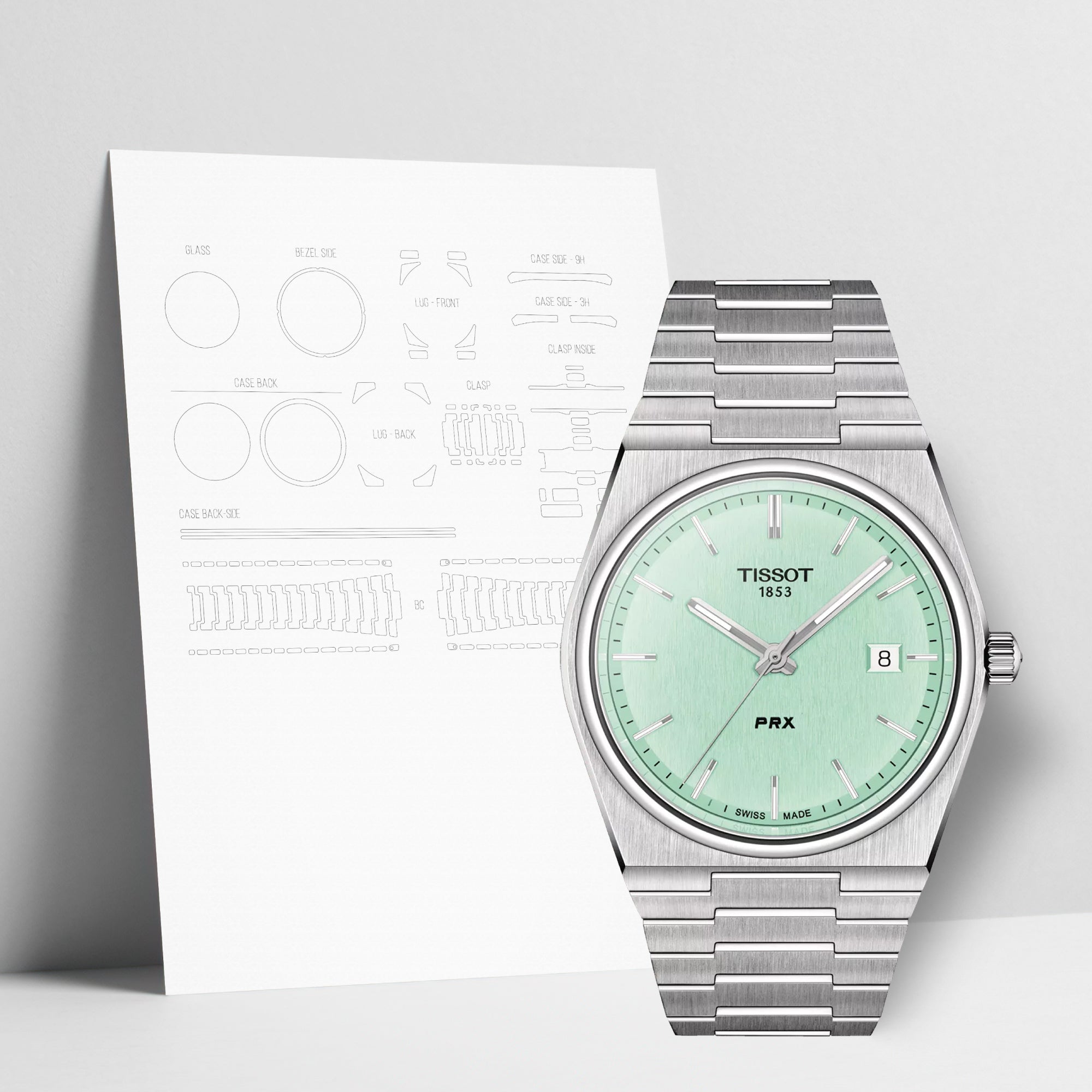 WATCHSHELL TISSOT PRX T137.410.11.091.01 40MM PROTECTIVE FILM