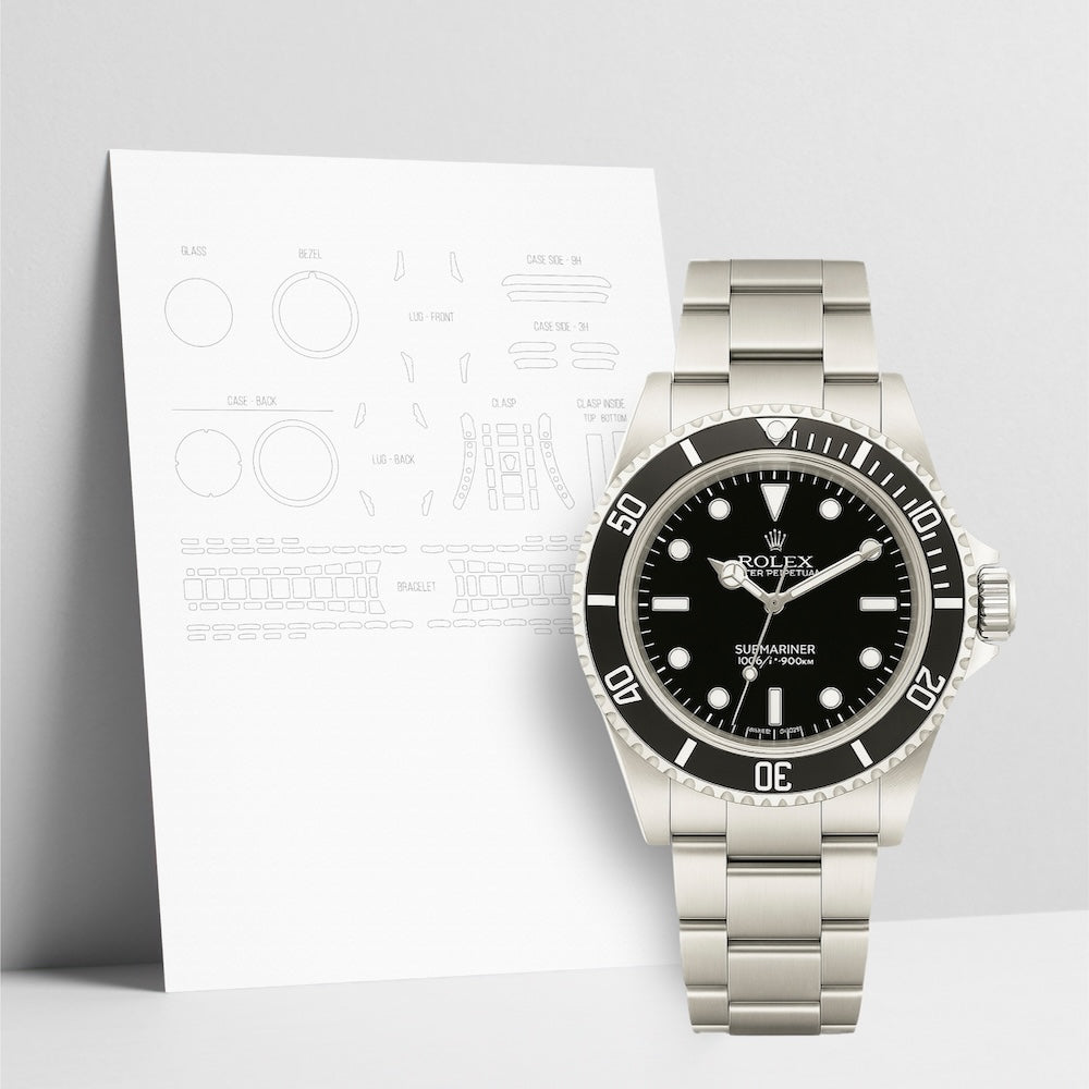 WATCHSHELL ROLEX SUBMARINER 14060M 40MM OYSTER PROTECTIVE FILM