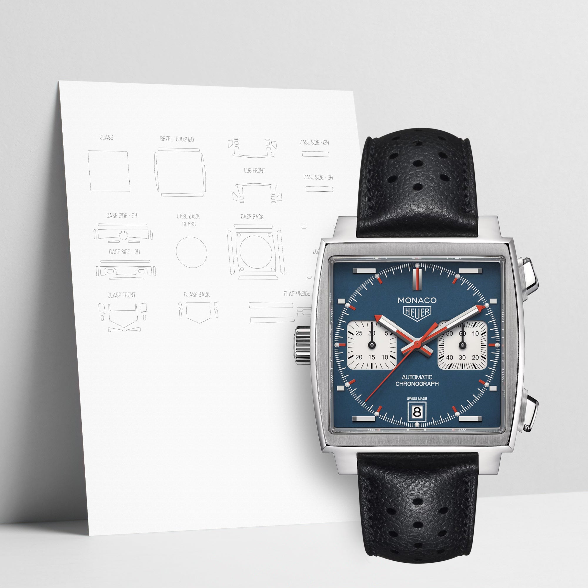 WATCHSHELL TAG HEUER MONACO CAW211P.FC6356 39MM PROTECTIVE FILM