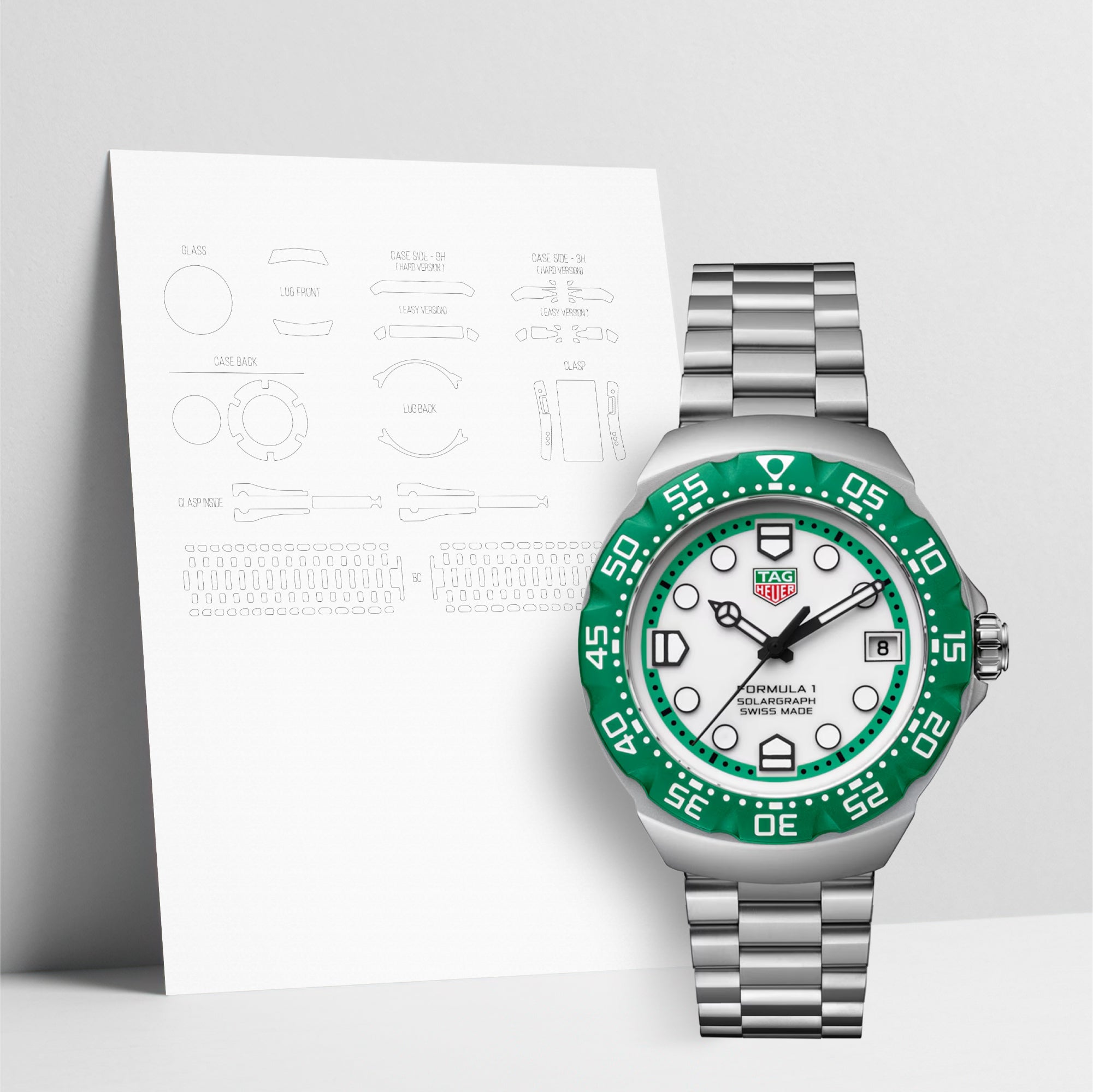 WATCHSHELL TAG HEUER FORMULA 1 WBY1113.BA0042 38MM PROTECTIVE FILM