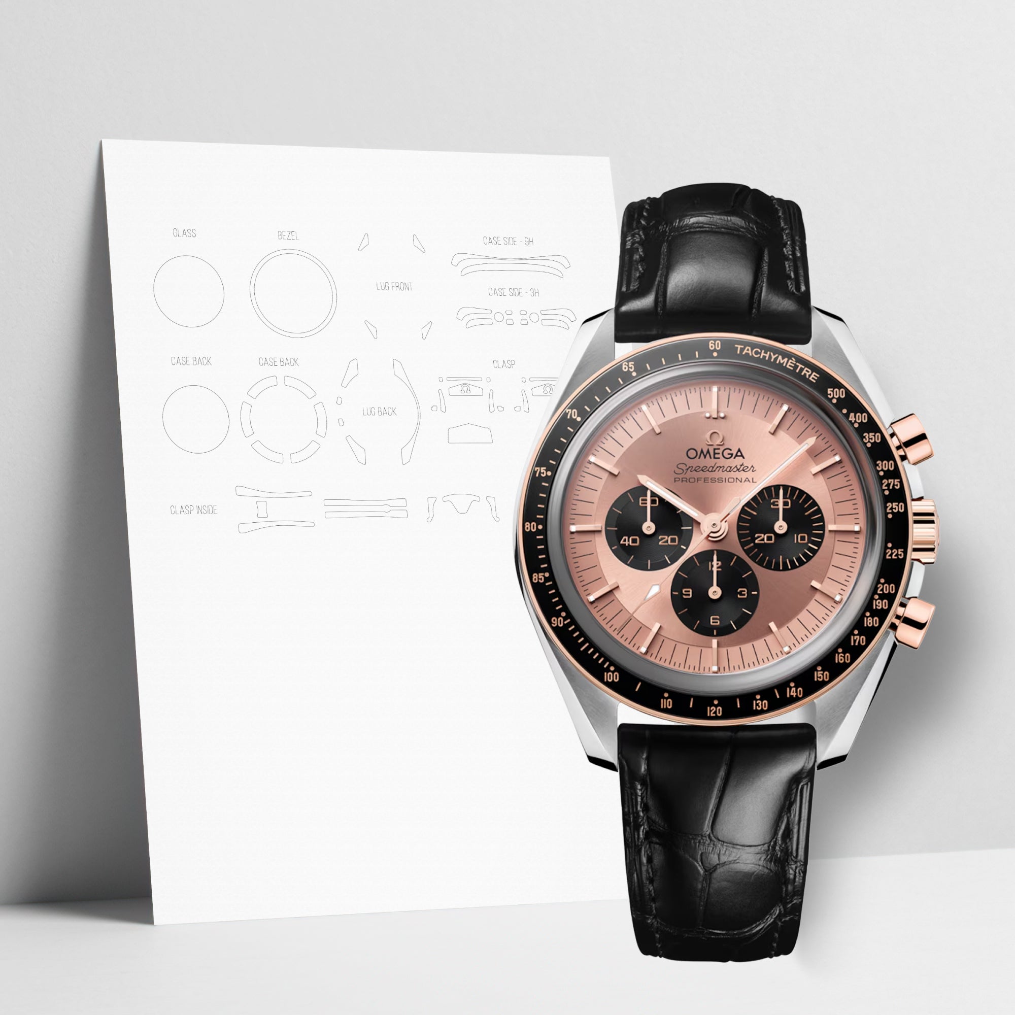 WATCHSHELL OMEGA MOONWATCH 310.23.42.50.99.001 42MM PROTECTIVE FILM