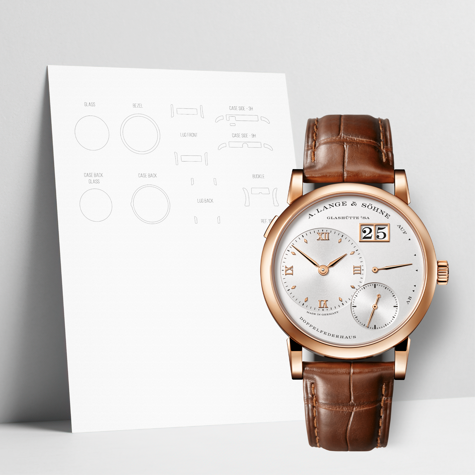 WATCHSHELL A. LANGE & SOHNE LANGE 1 191.032 38.5MM PROTECTIVE FILM