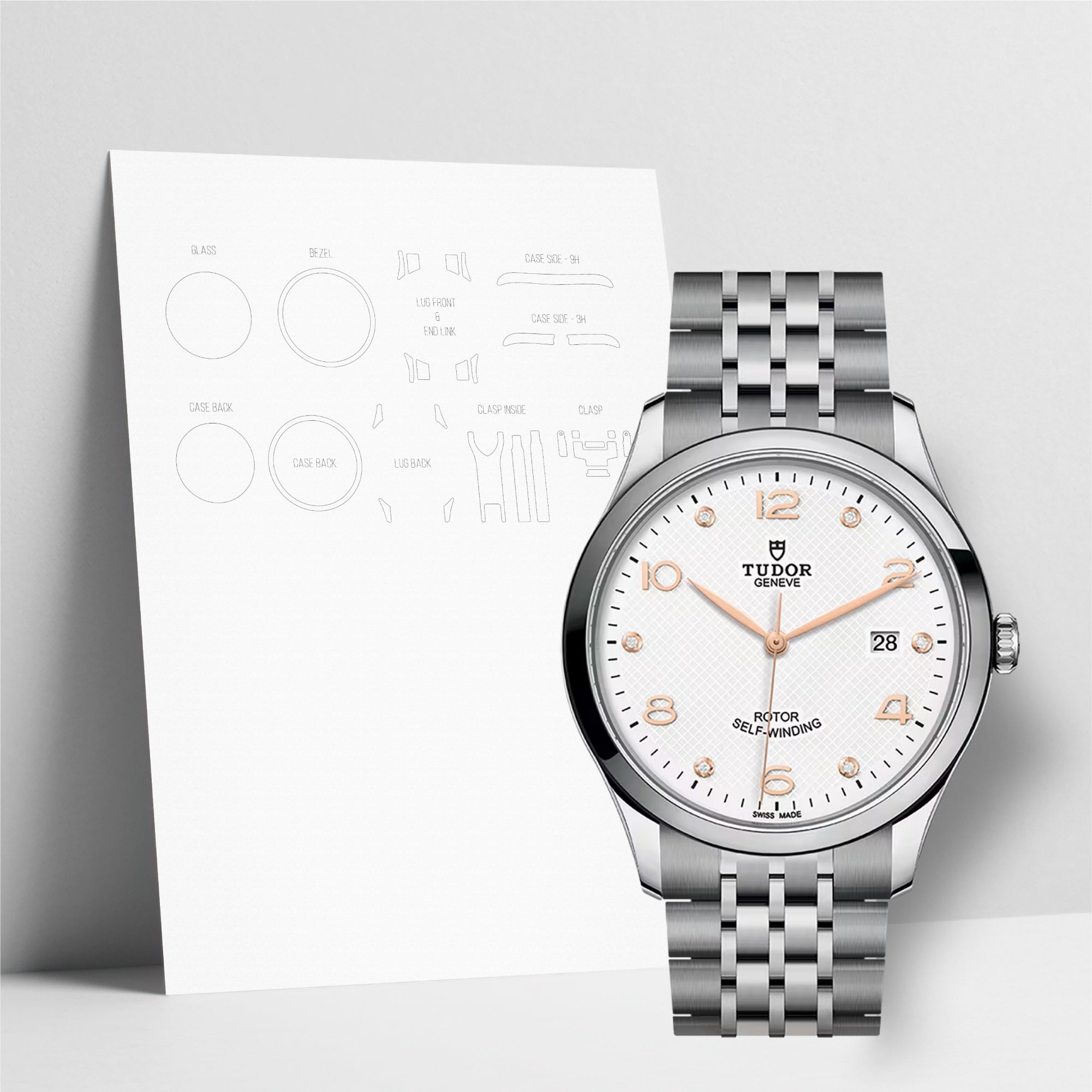 WATCHSHELL TUDOR 1926 M916503 41MM PROTECTIVE FILM