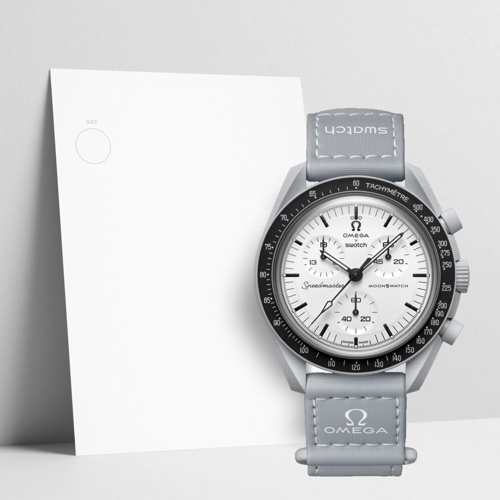 WATCHSHELL SWATCH MOONSWATCH SO33M106 42MM PROTECTIVE FILM