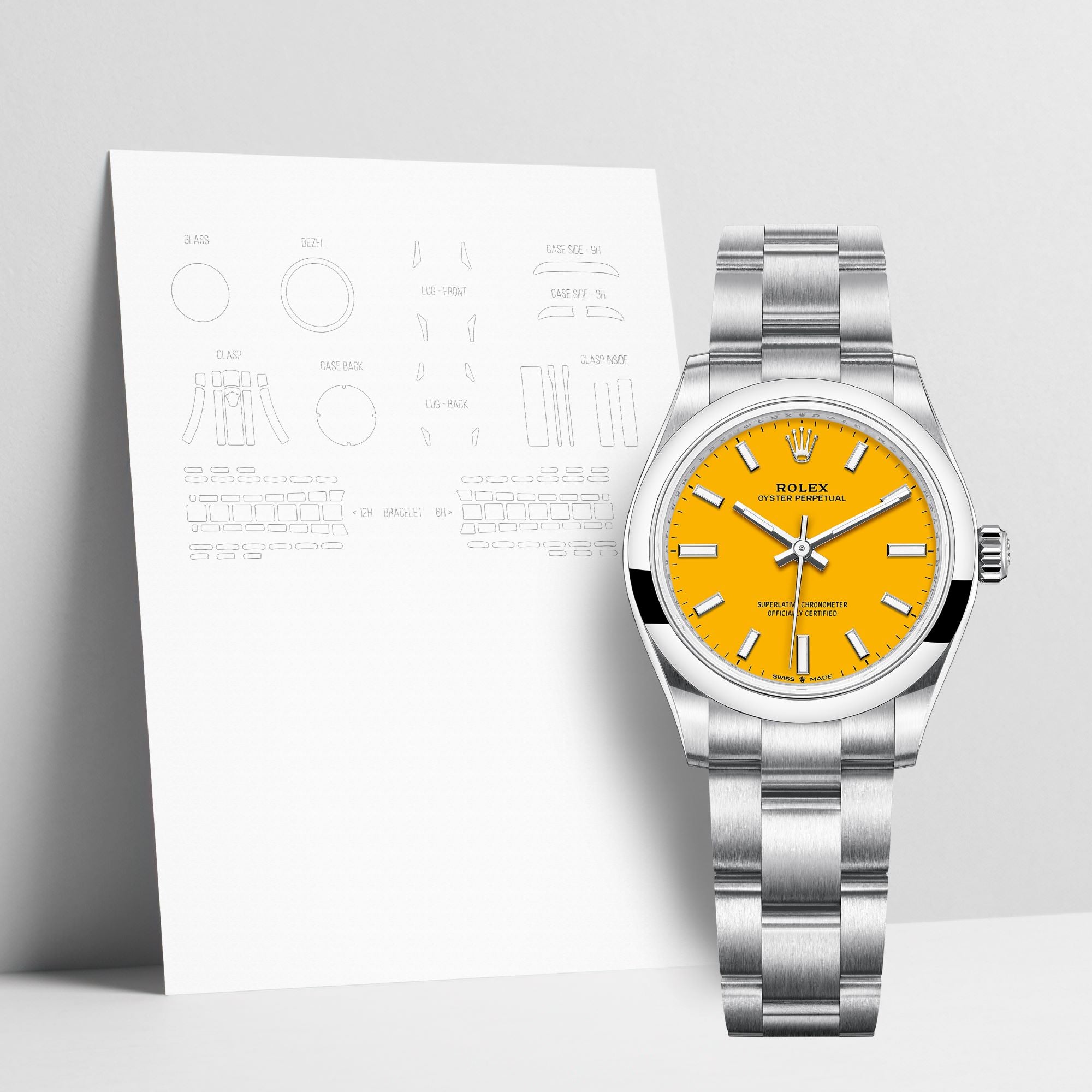 WATCHSHELL ROLEX OYSTER-PERPETUAL 277200 31MM OYSTER PROTECTIVE FILM