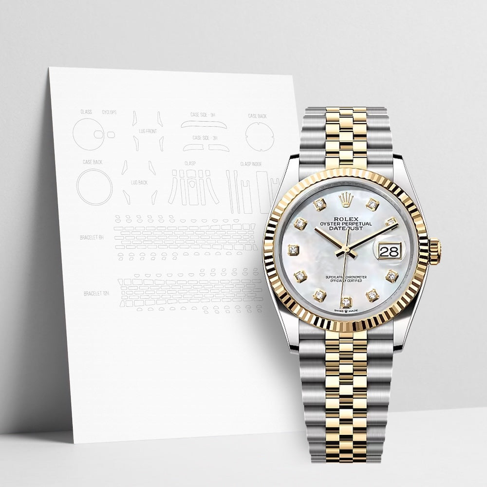WATCHSHELL ROLEX DATEJUST 126233 36MM JUBILEE PROTECTIVE FILM