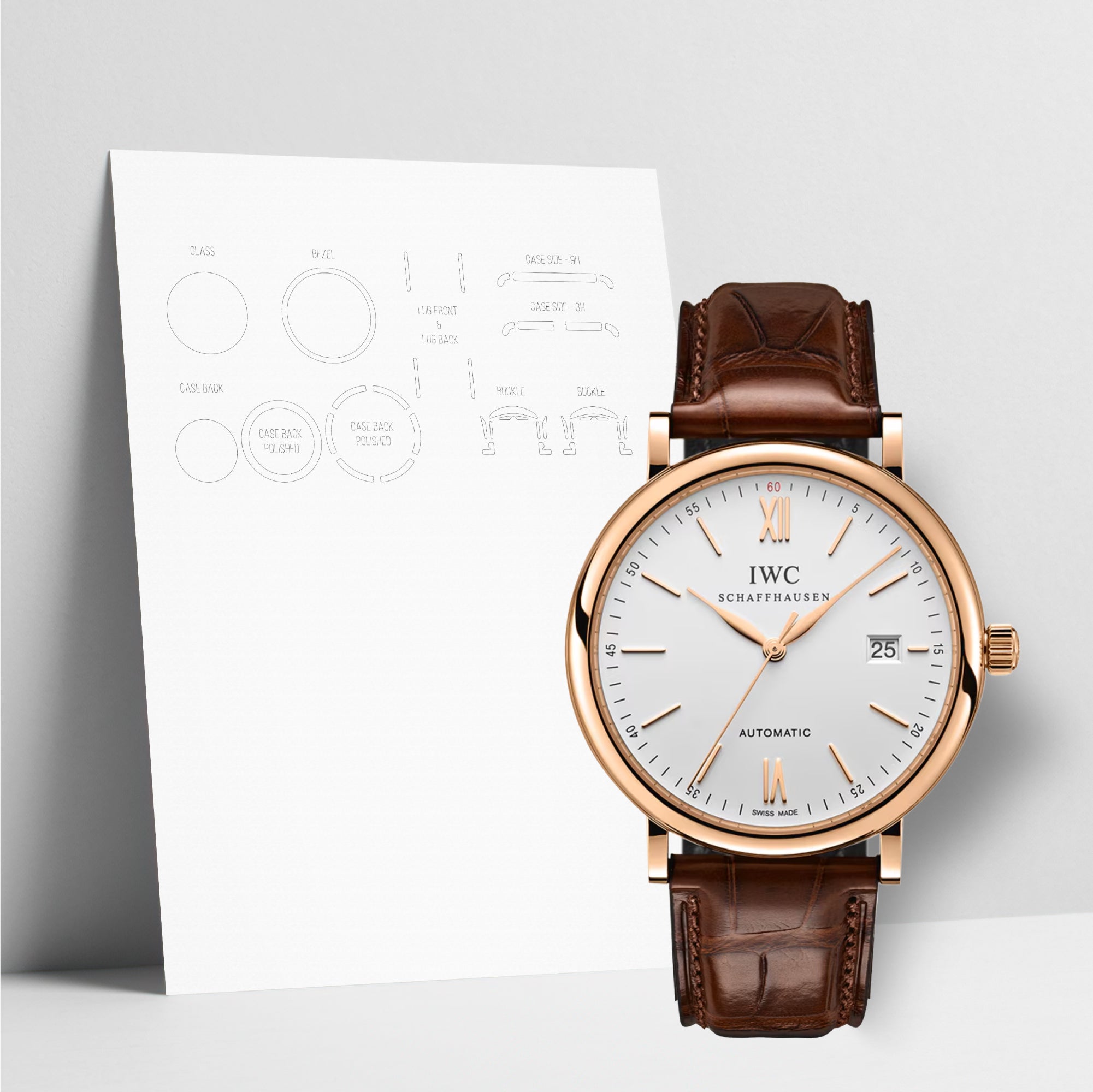 WATCHSHELL IWC PORTOFINO IW356504 40MM PROTECTIVE FILM