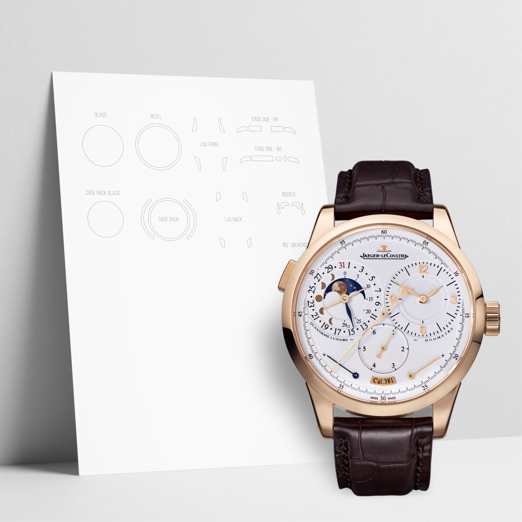 WATCHSHELL JAEGER-LECOULTRE DUOMETRE Q6042421 40.5MM PROTECTIVE FILM