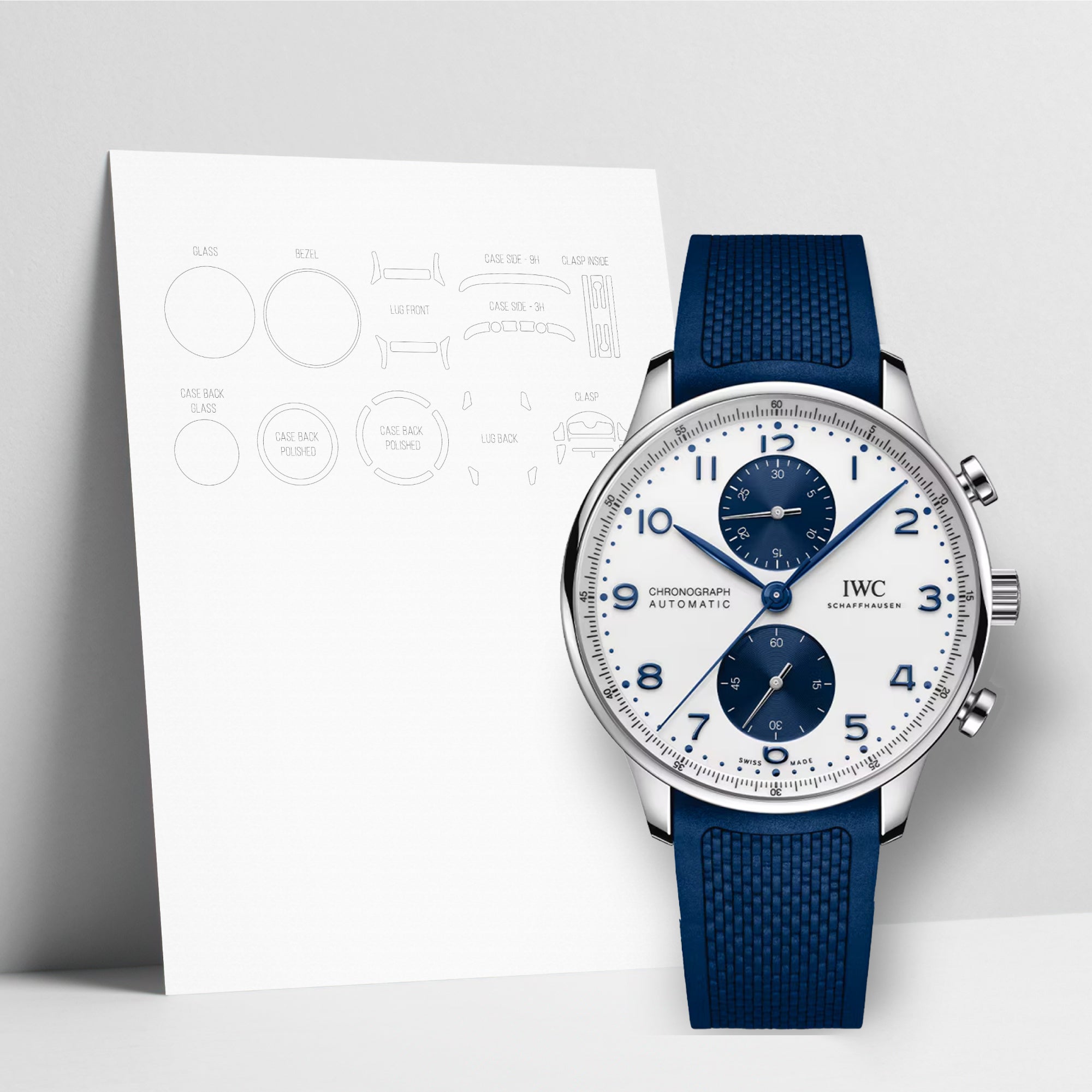 WATCHSHELL IWC PORTUGIESER IW371620 40MM PROTECTIVE FILM