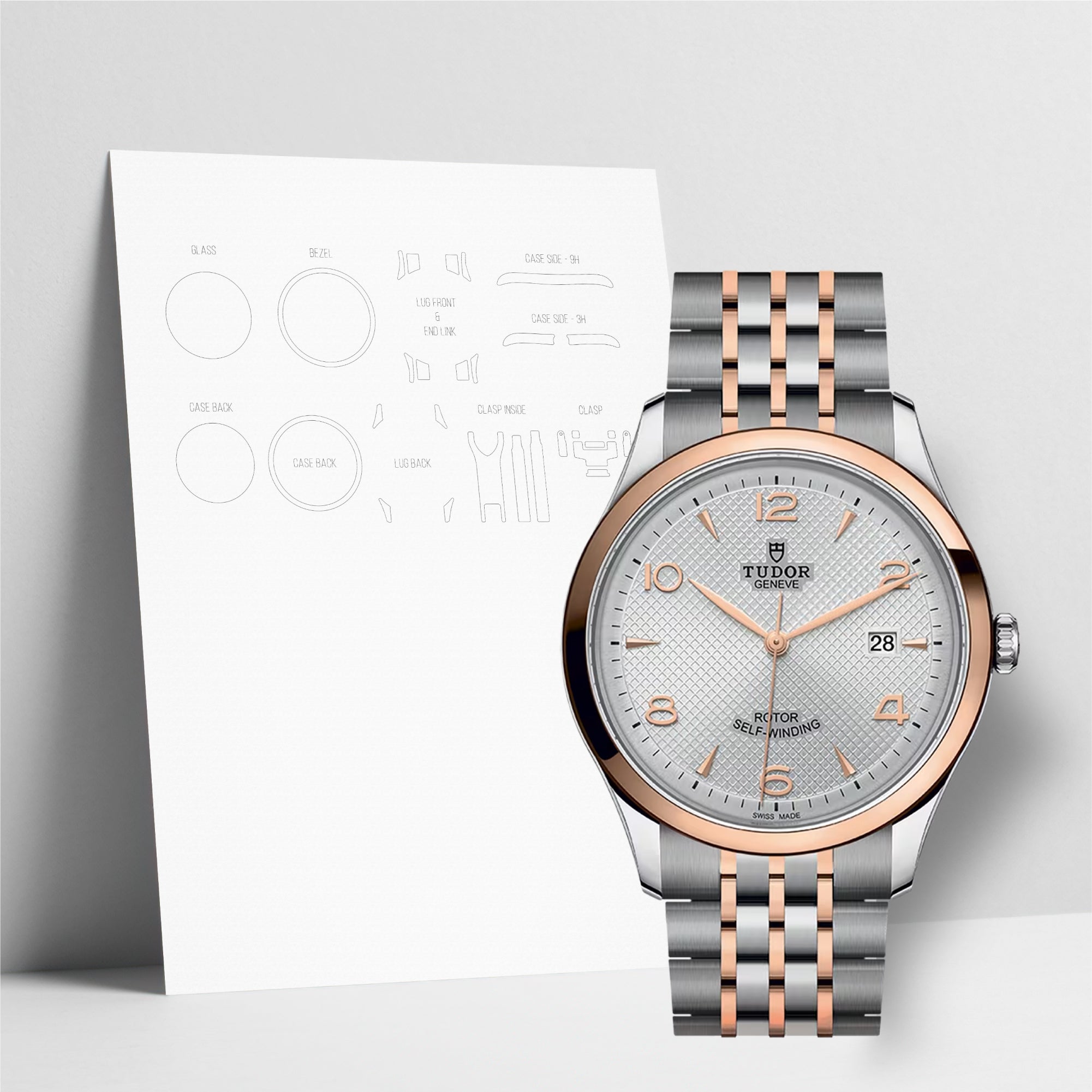 WATCHSHELL TUDOR 1926 M91651 41MM PROTECTIVE FILM
