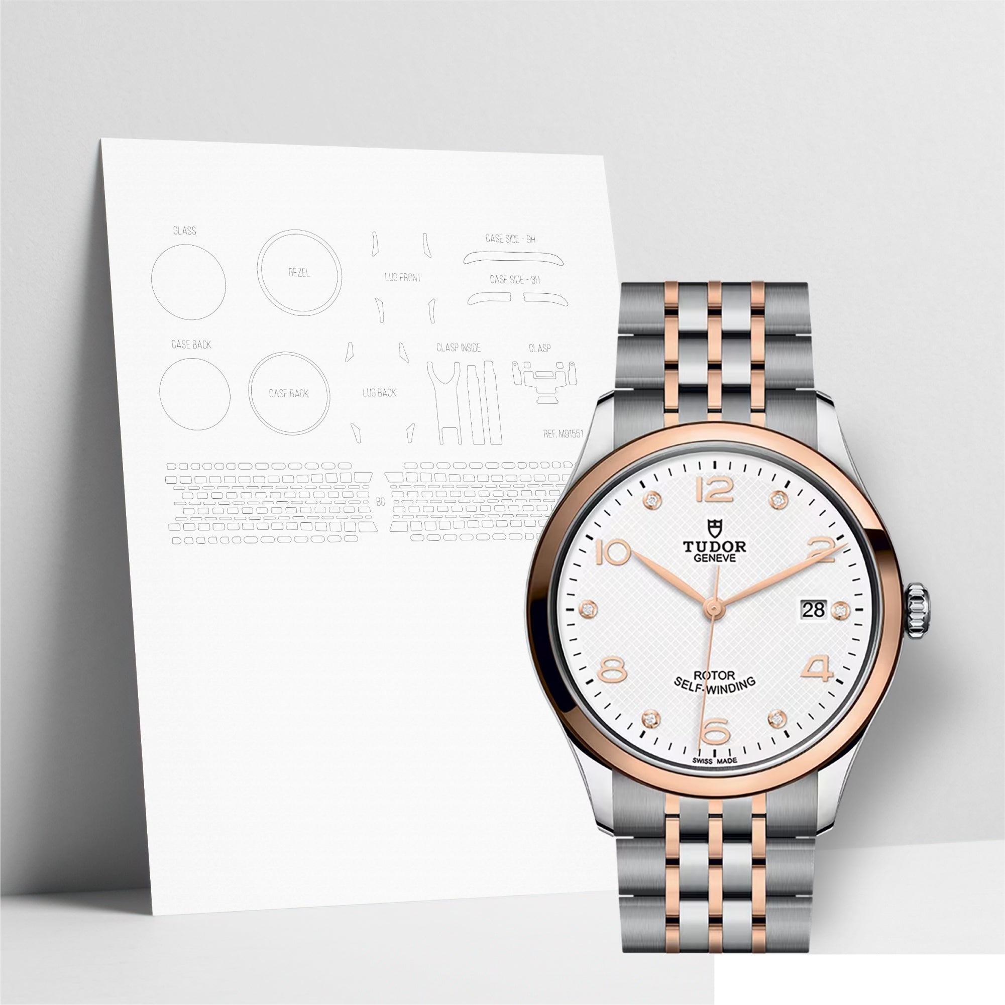 WATCHSHELL TUDOR 1926 M915511 39MM PROTECTIVE FILM