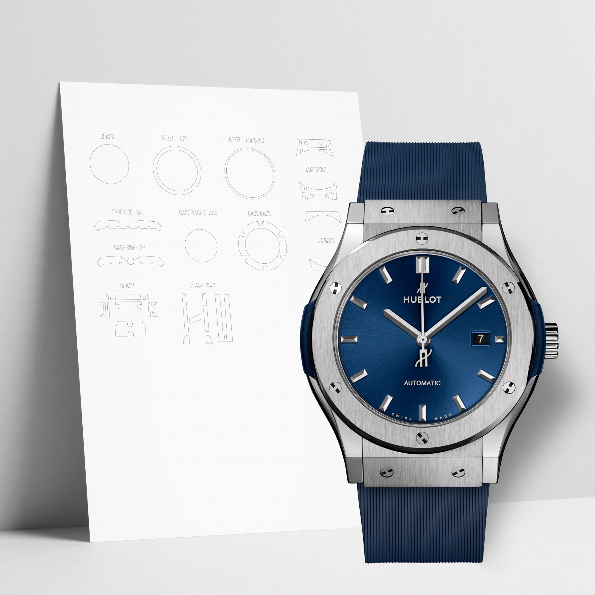 WATCHSHELL HUBLOT CLASSIC FUSION 542.NX.7170.RX 42MM PROTECTIVE FILM