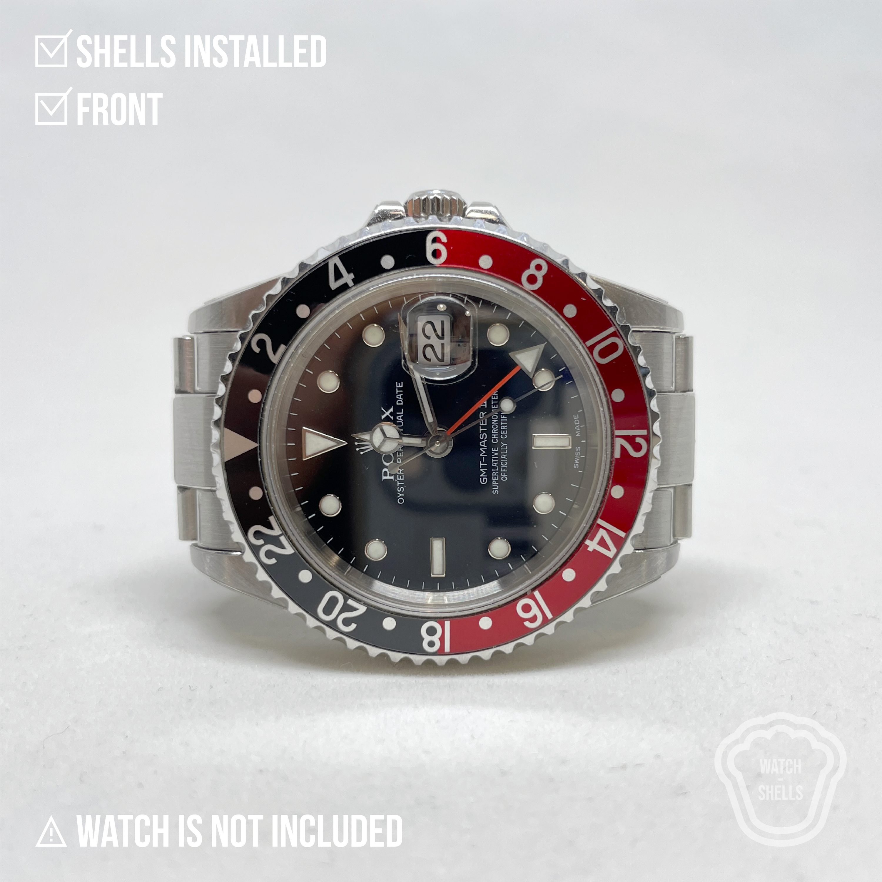 WATCHSHELL ROLEX GMT-MASTER II 16710 40MM OYSTER PROTECTIVE FILM