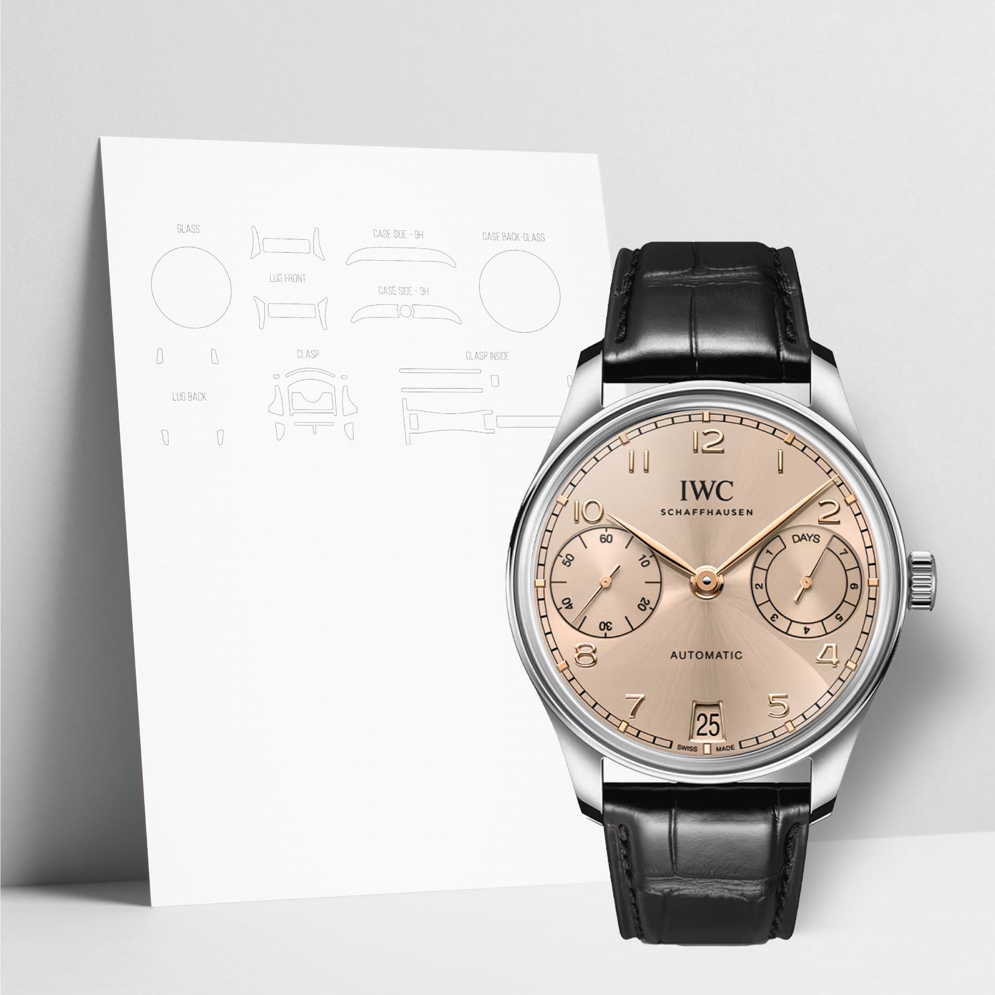 WATCHSHELL IWC PORTUGIESER IW501705 42MM PROTECTIVE FILM