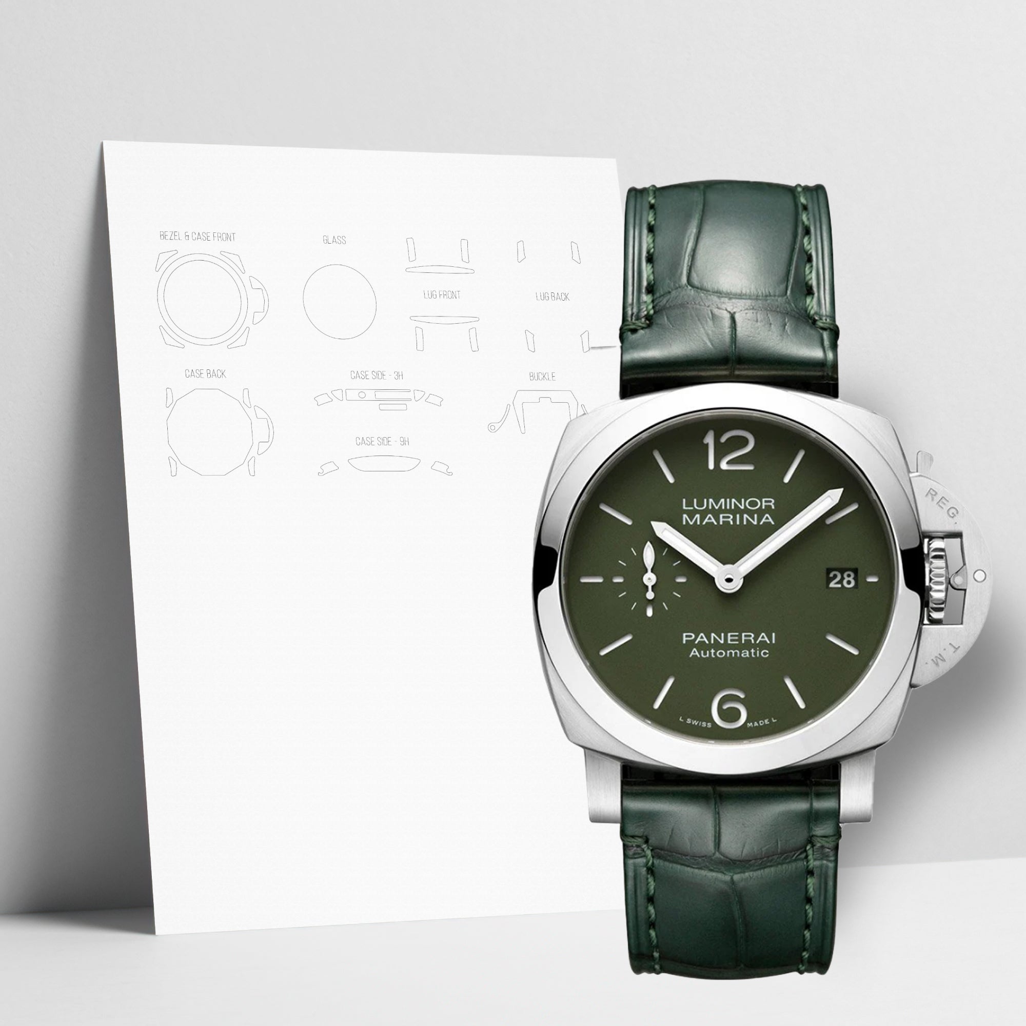 WATCHSHELL PANERAI LUMINOR PAM-01304 40MM PROTECTIVE FILM