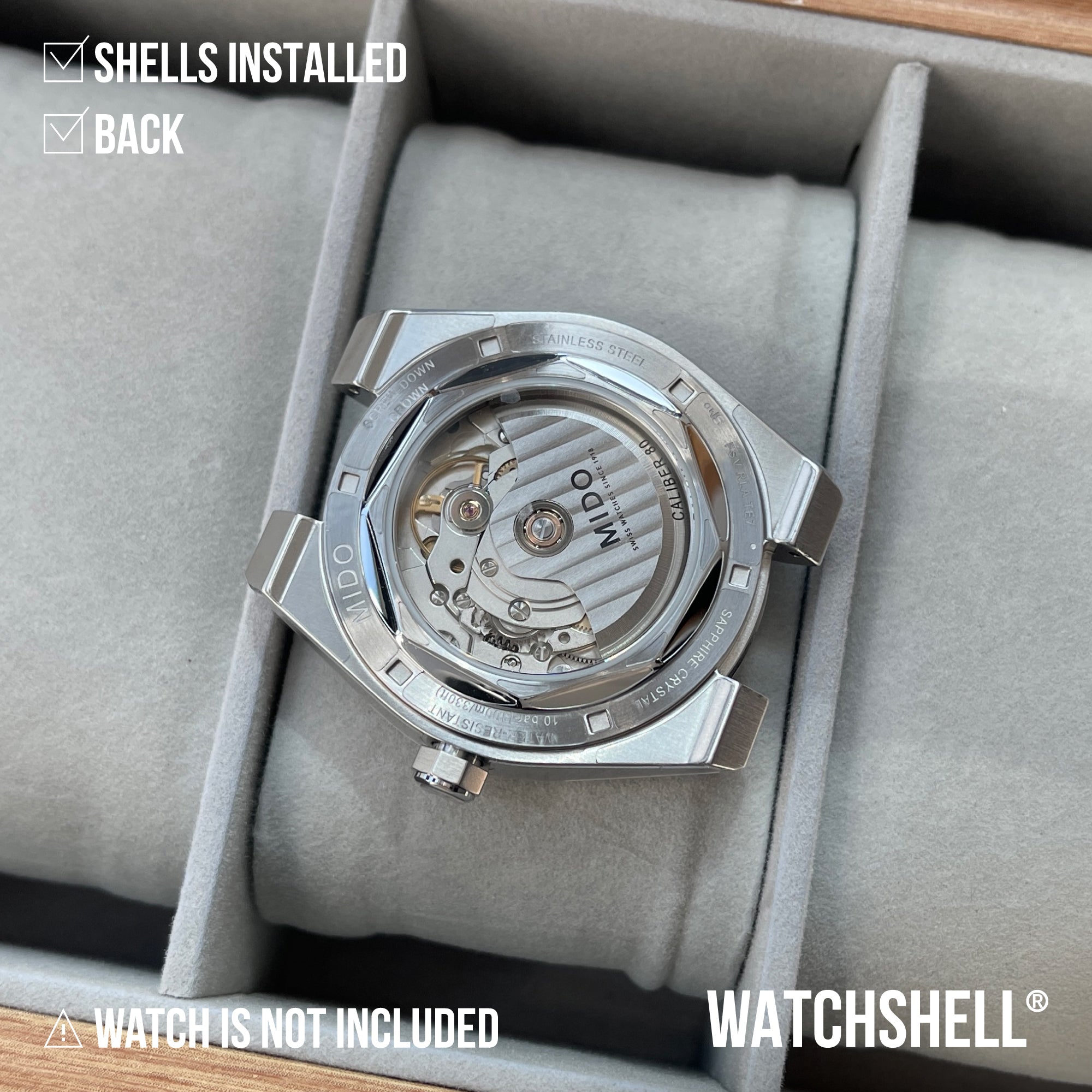 WatchShell for Mido Multifort M055.507.11.051.00