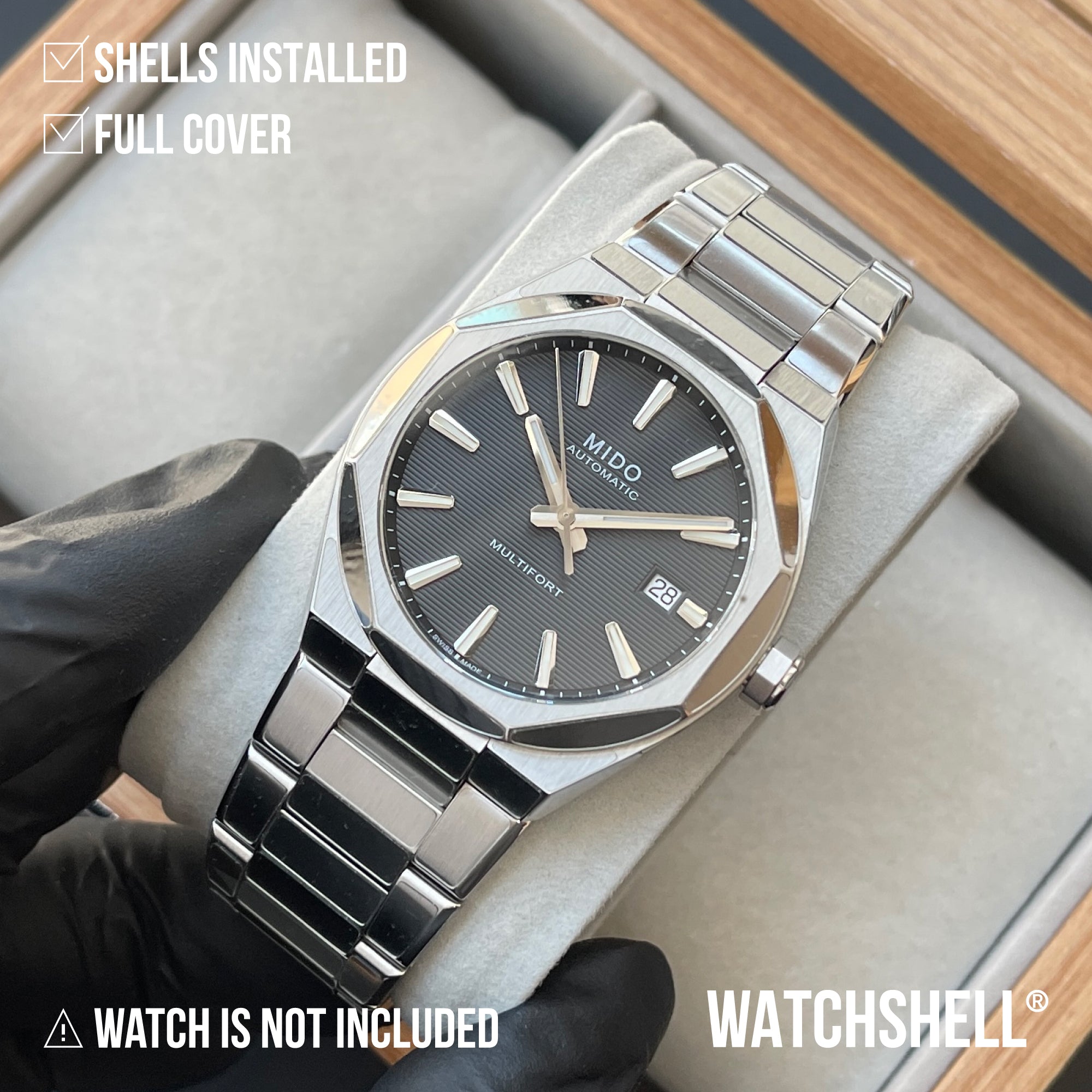 WatchShell for Mido Multifort M055.507.11.051.00