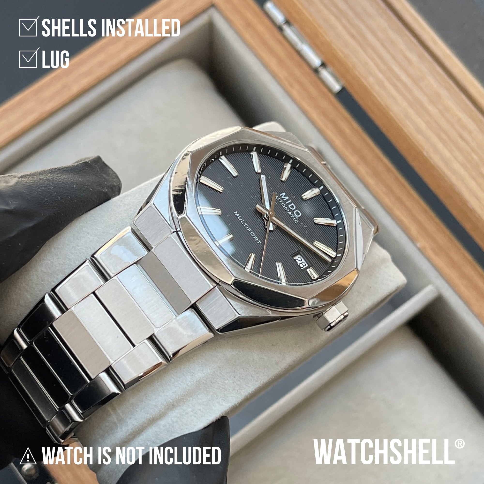 WatchShell for Mido Multifort M055.507.11.051.00