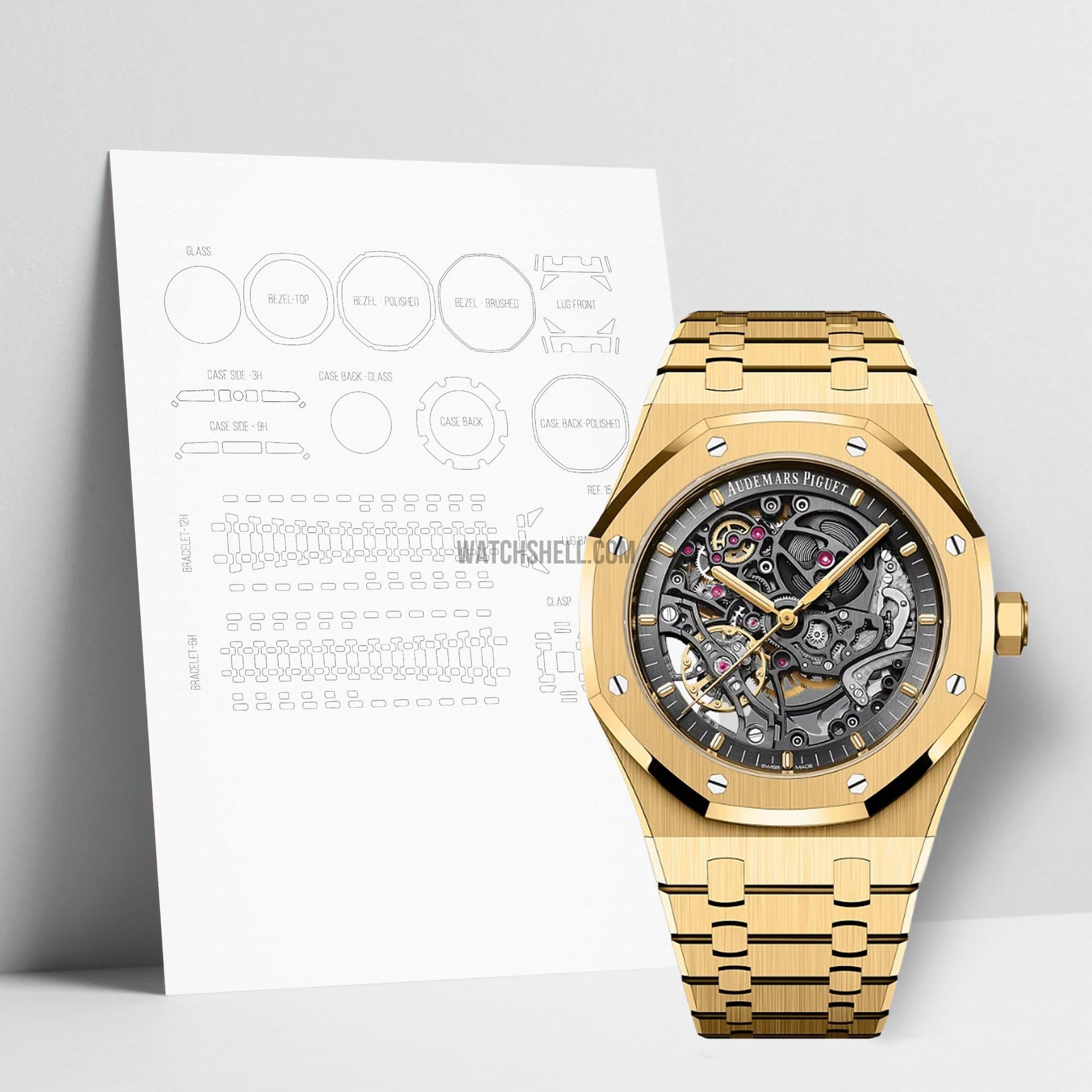 WatchShell for Audemars Piguet Royal Oak 15407BA.OO.1220BA.01