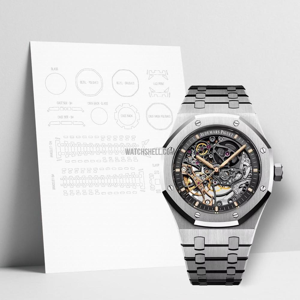 WatchShell for Audemars Piguet Royal Oak 15412BC.SS.1220BC.02