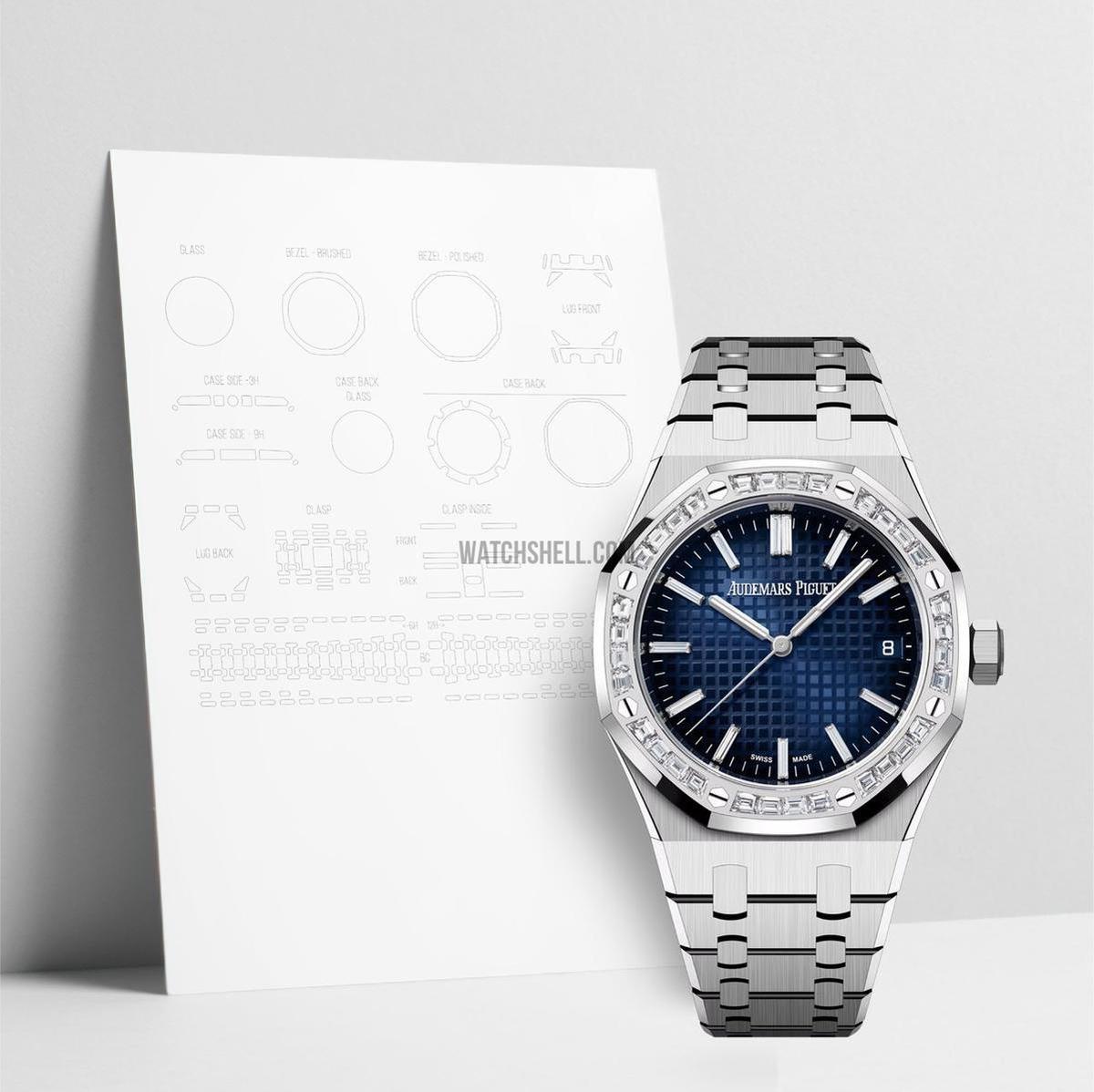 WatchShell for Audemars Piguet Royal Oak 15551BC.ZZ.1356BC.01