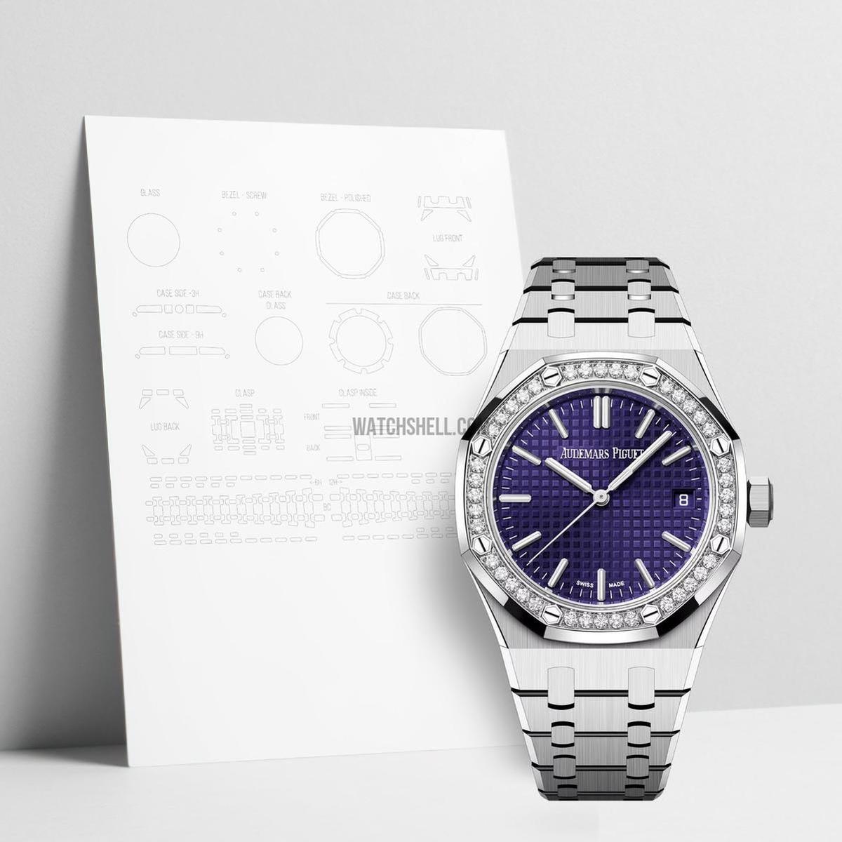 WatchShell for Audemars Piguet Royal Oak 15551BC.ZZ.1356BC.02