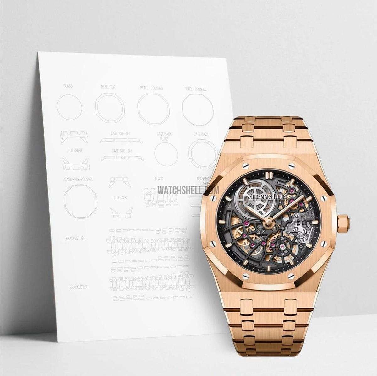 WatchShell for Audemars Piguet Royal Oak 16204OR.OO.1240OR.03