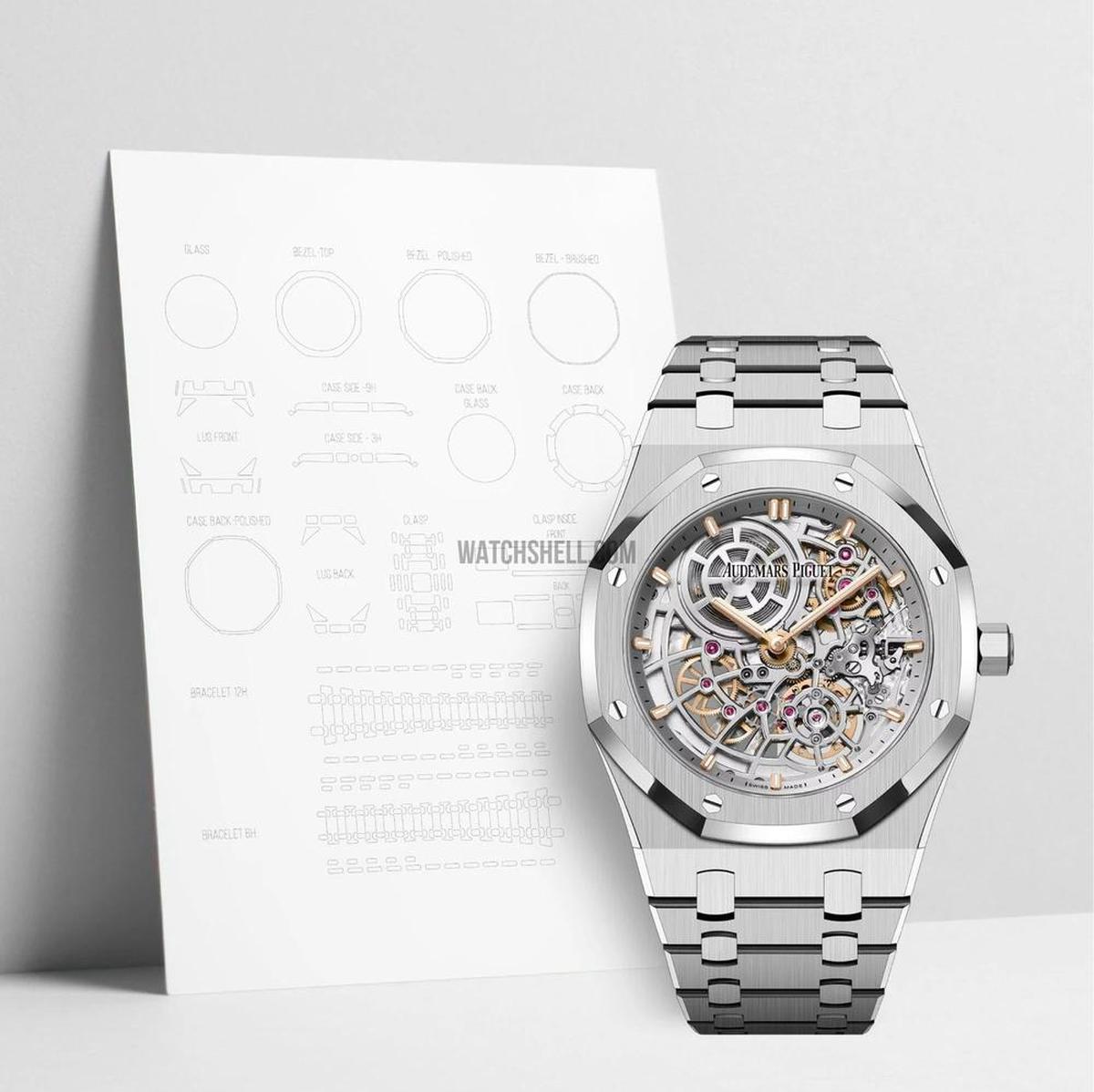 WatchShell for Audemars Piguet Royal Oak 16204ST.OO.1240ST.01