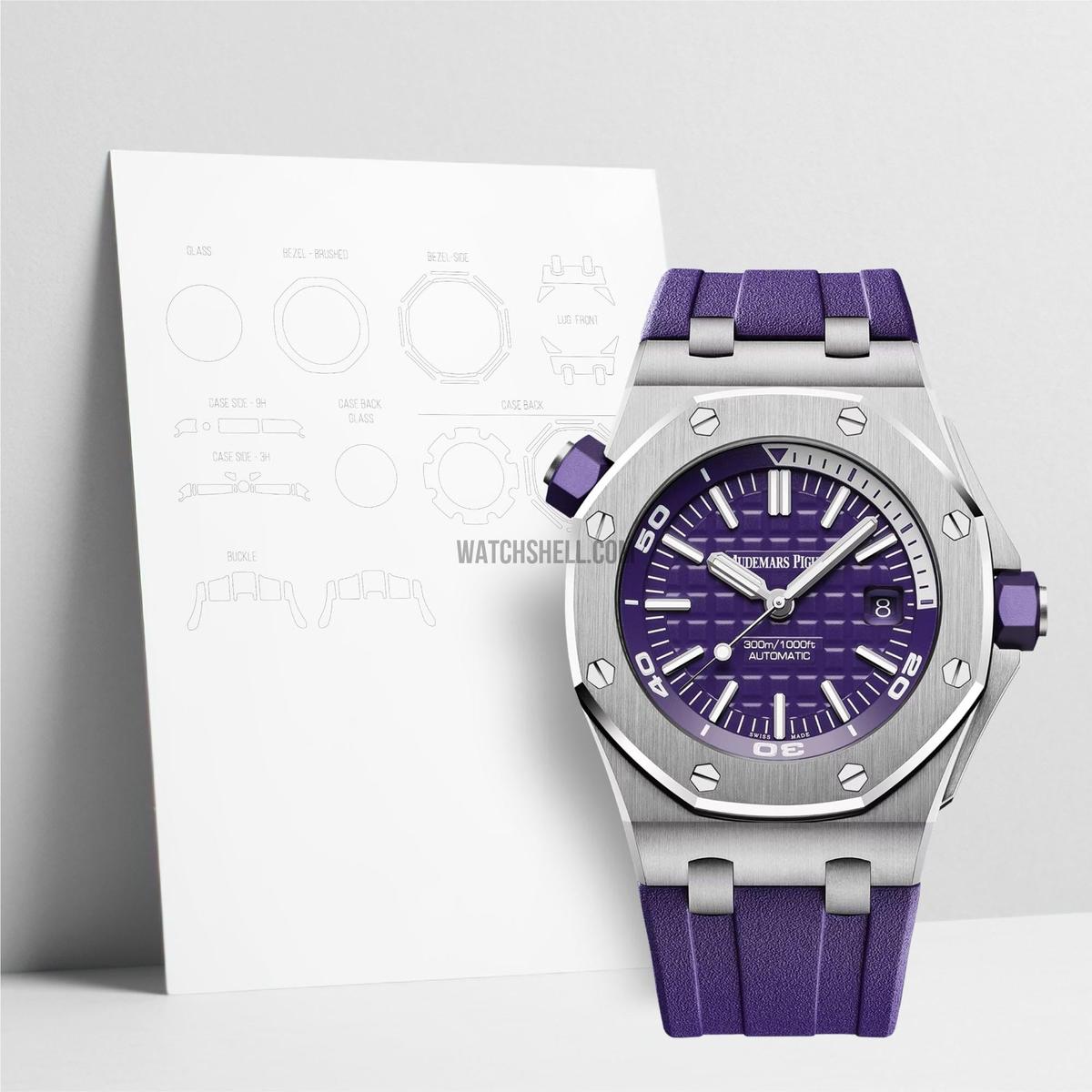 WatchShell for Audemars Piguet Royal Oak Offshore 15710ST.OO.A077CA.01