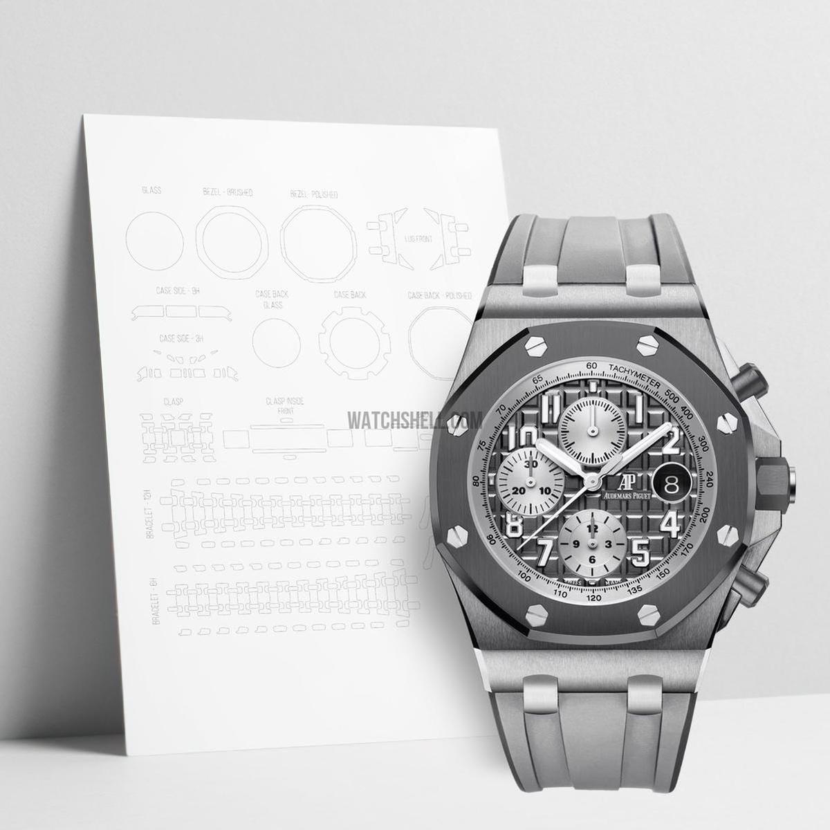WatchShell for Audemars Piguet Royal Oak Offshore 26470IO.OO.A006CA.01
