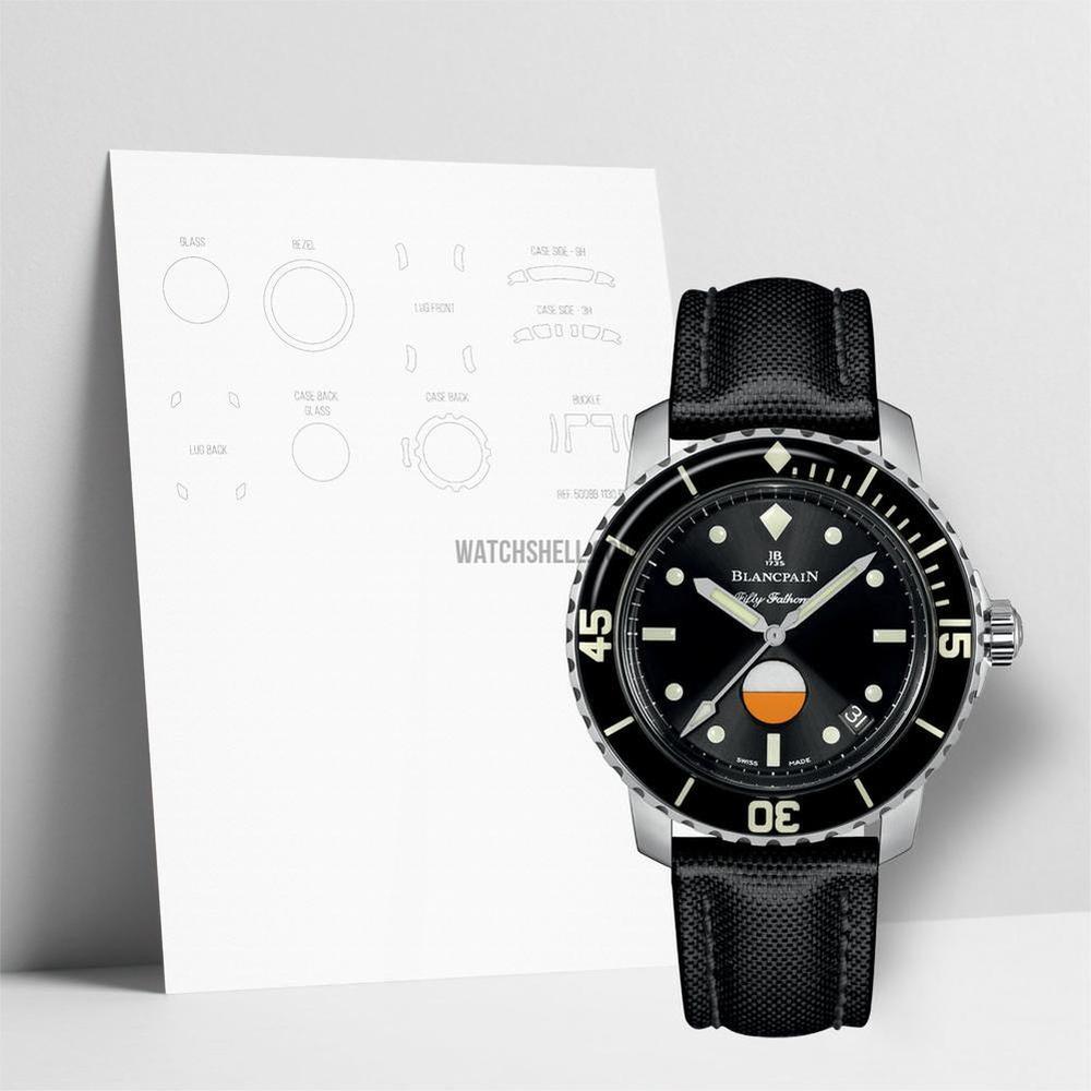 WatchShell for Blancpain Fifty Fathoms 5008 1130 B52A