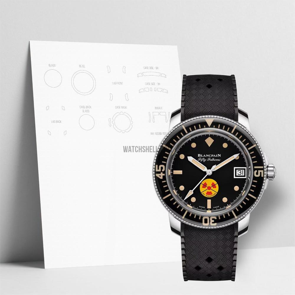 WatchShell for Blancpain Fifty Fathoms 5008D 1130 B64A