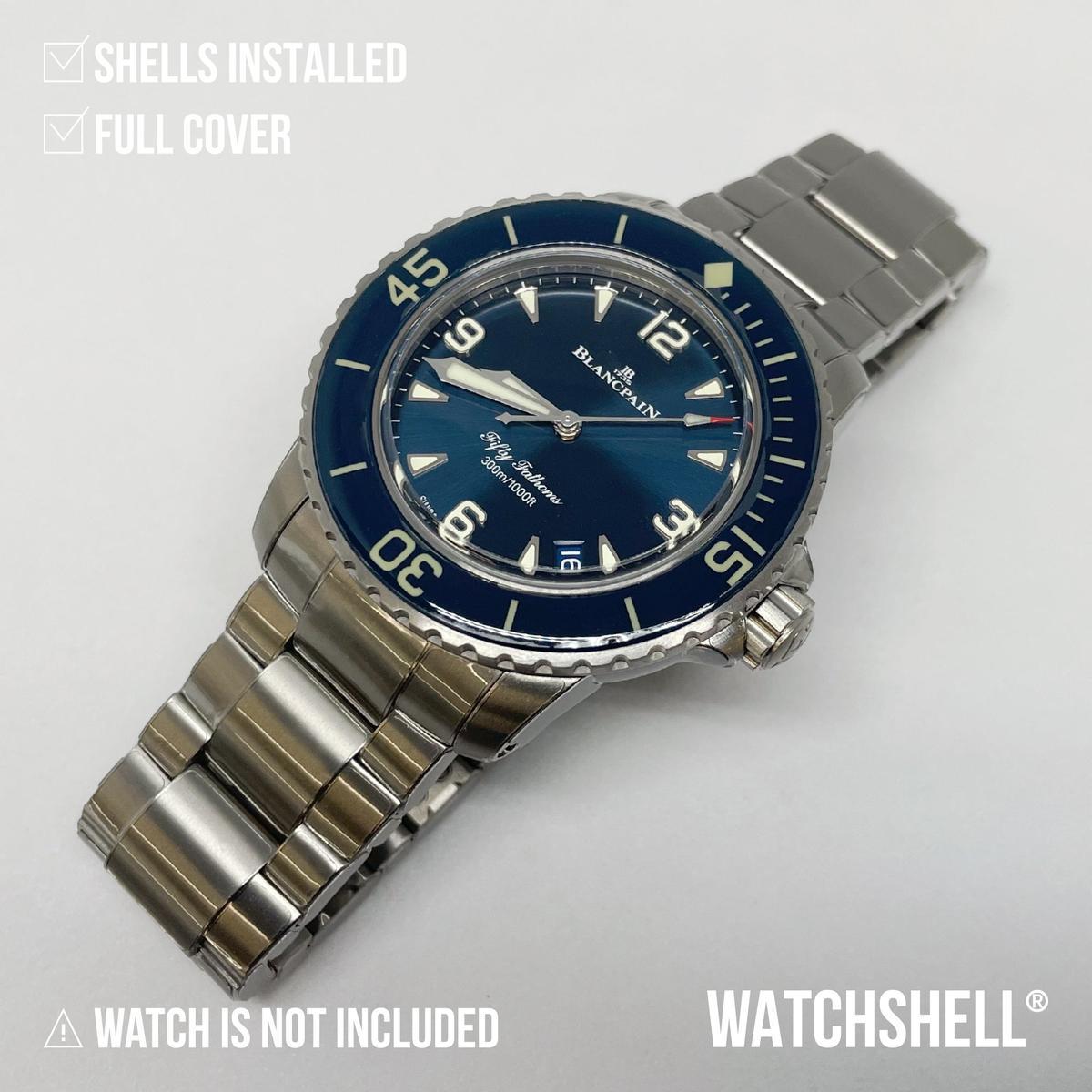 Blancpain Fifty Fathoms 5010 12B40 98S için WatchShell Koruyucuları
