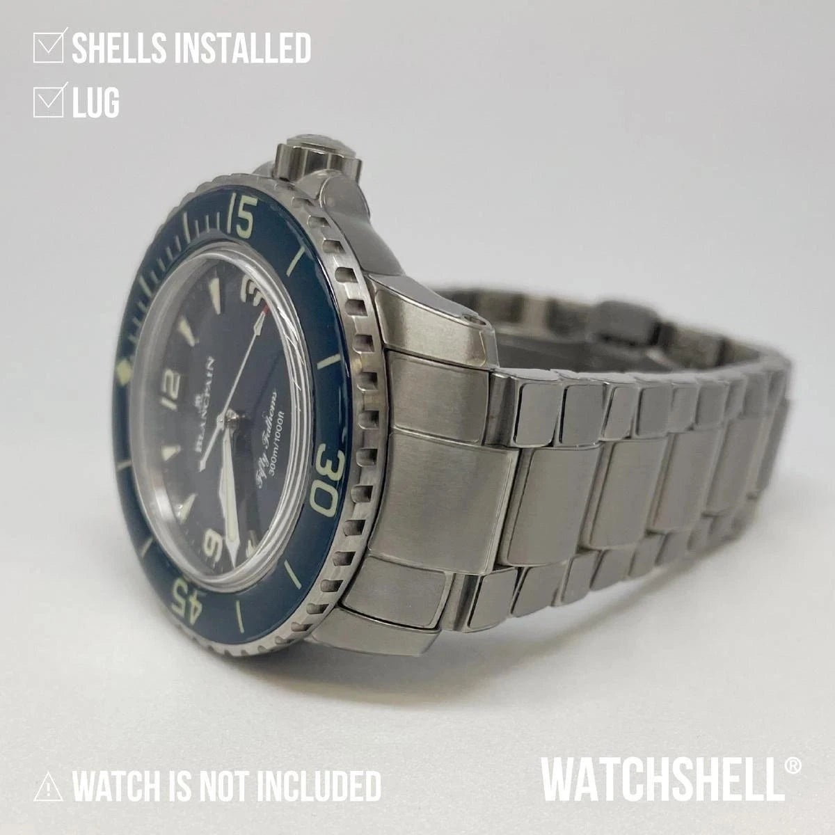 Blancpain Fifty Fathoms 5010 12B40 98S için WatchShell Koruyucuları