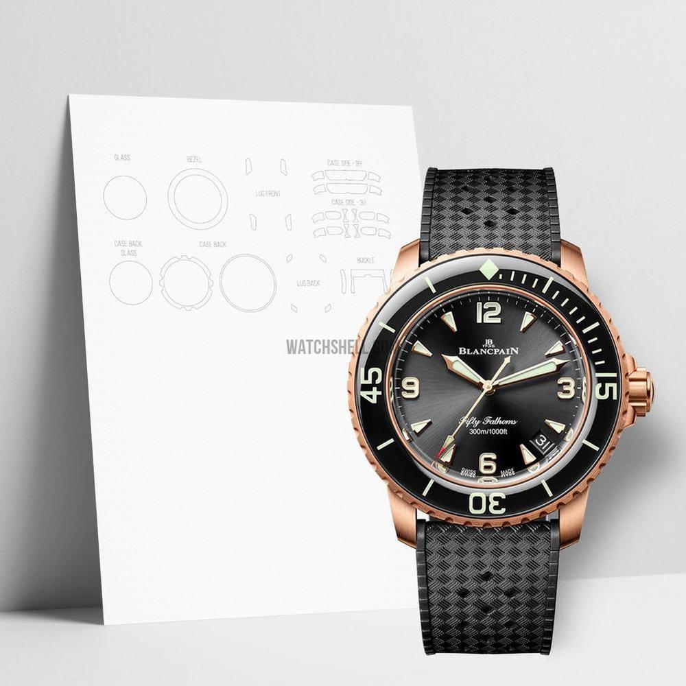 WatchShell for Blancpain Fifty Fathoms 5010 36B30 B64B