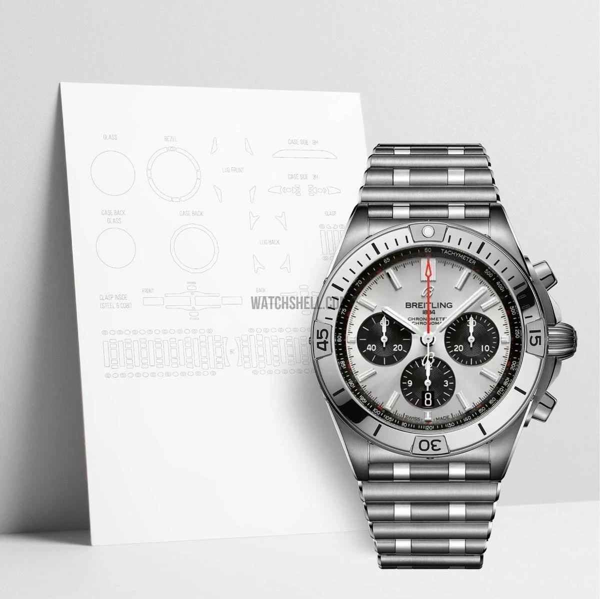 WatchShell for Breitling Chronomat AB0134101G1A1